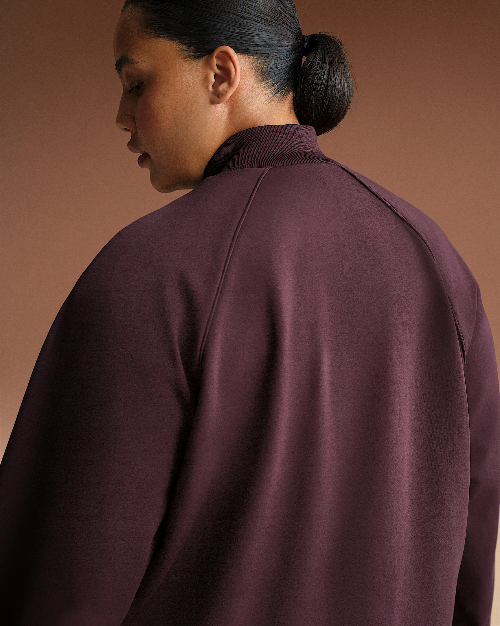 NikeSKIMS Matte Tricot Women's Oversized Full-Zip Track Jacket - 8