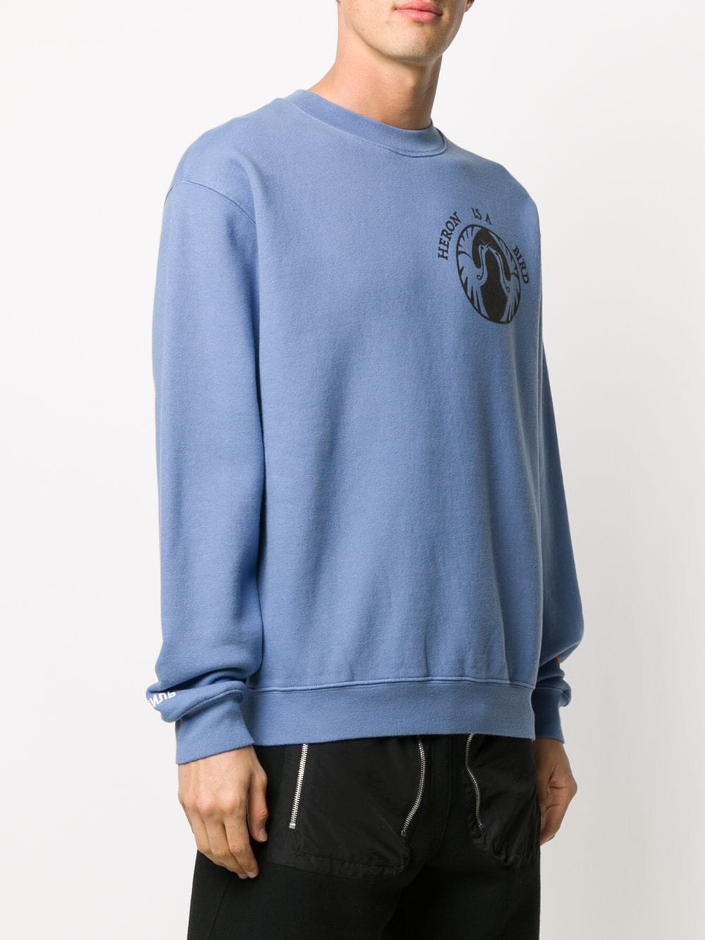 logo crew-neck sweatshirt - 3