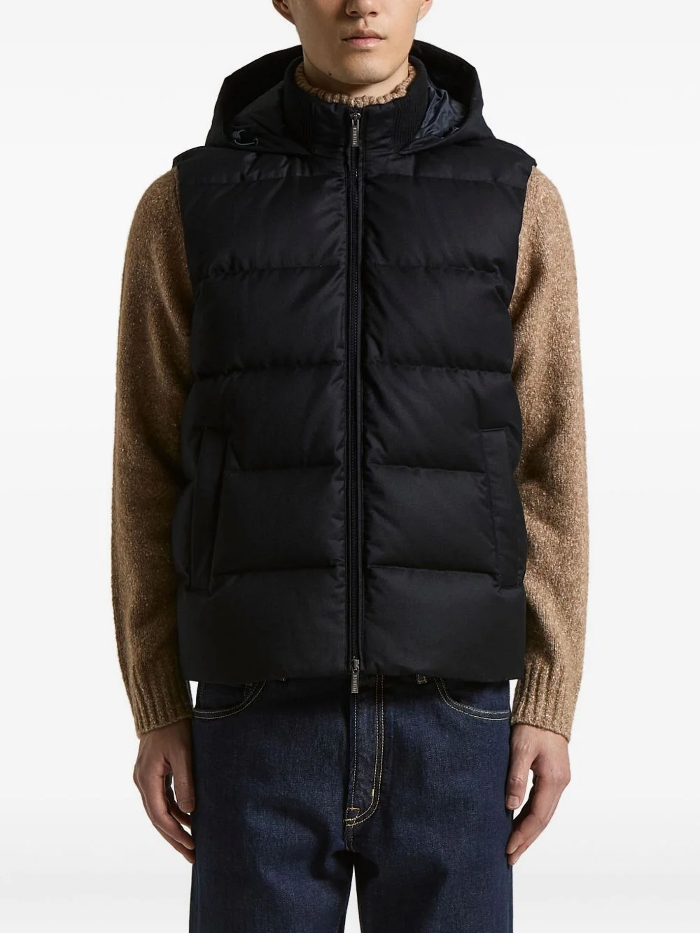Loro Piana hooded gilet - 1