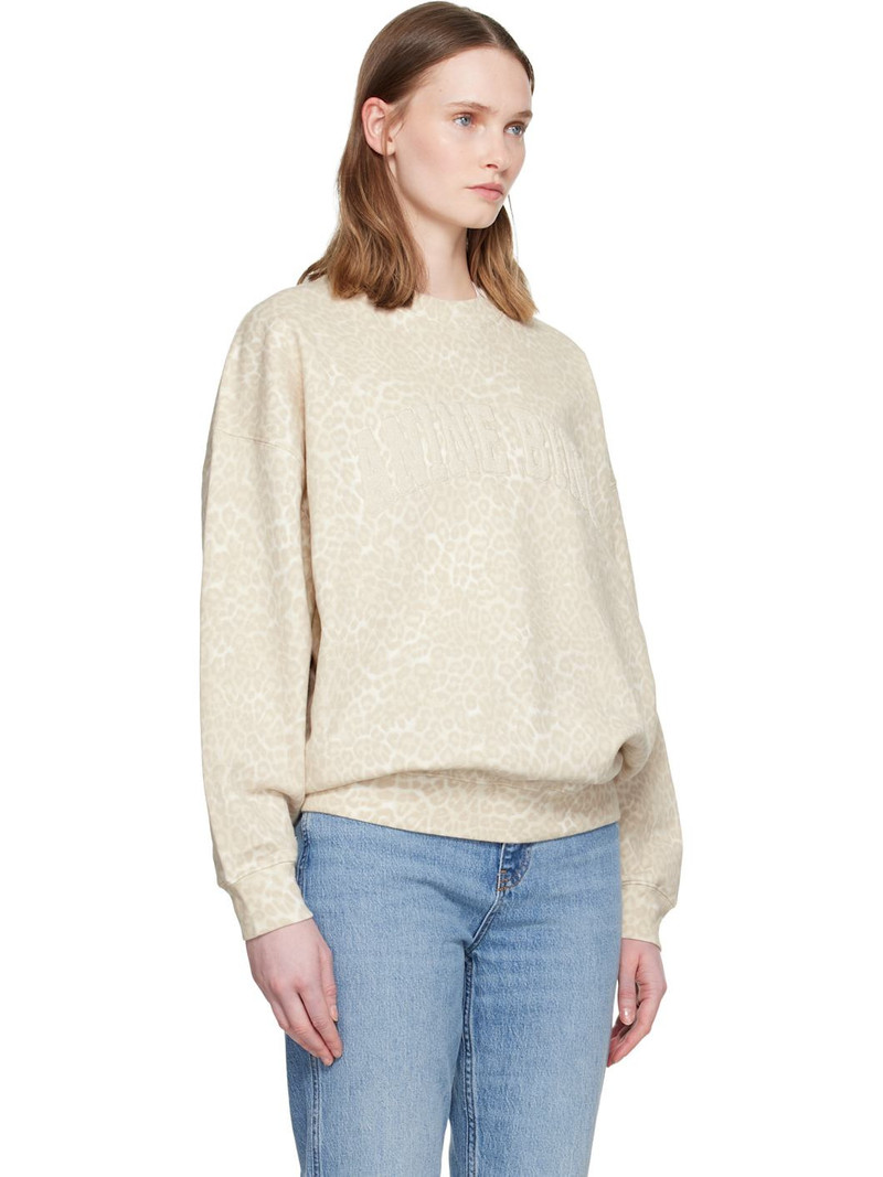 Beige 'Anine Bing' Miles Sweatshirt 2