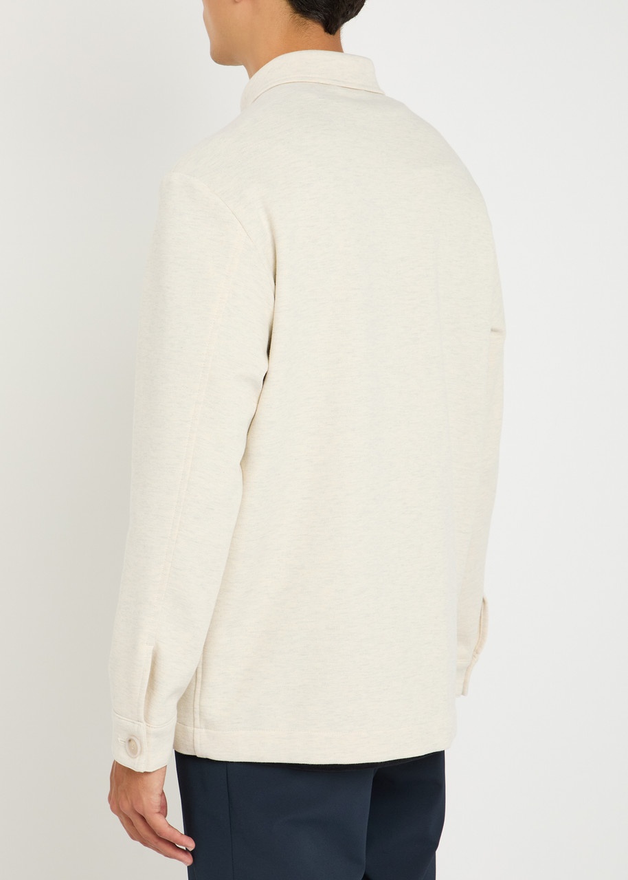 Boss Mélange-knit Cotton-blend Jacket - 3