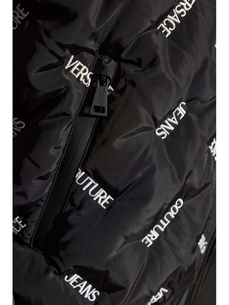logo-print puffer jacket 5