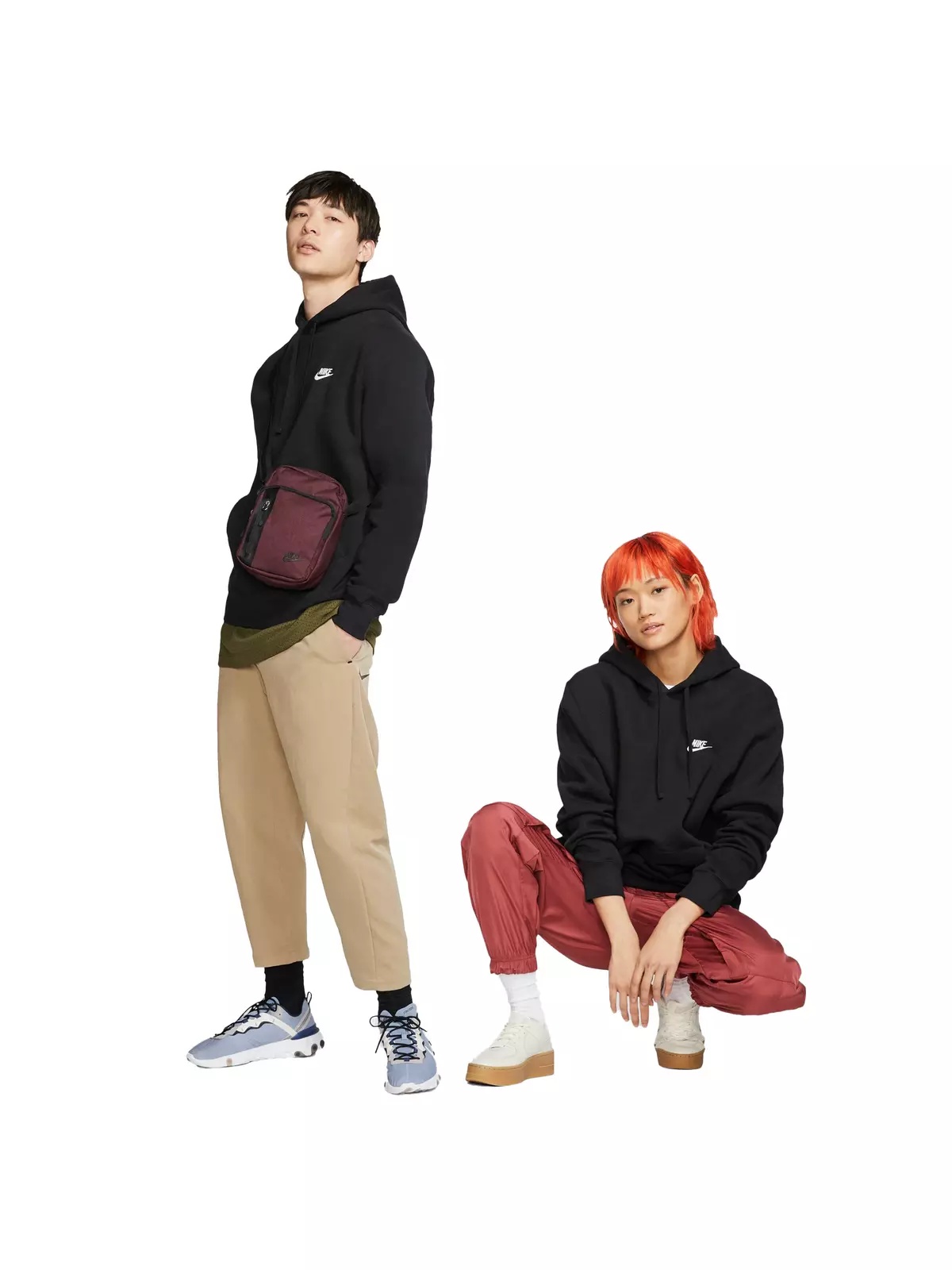 Men's Sportswear Club Fleece "Black" Pullover Hoodie - 5