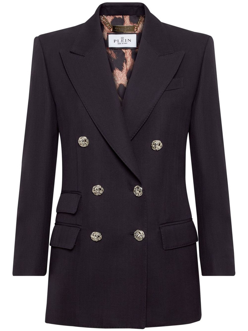 double-breasted wool blazer 1