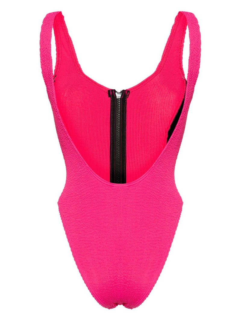 bond-eye Splice Mara zip-up swimsuit outlook