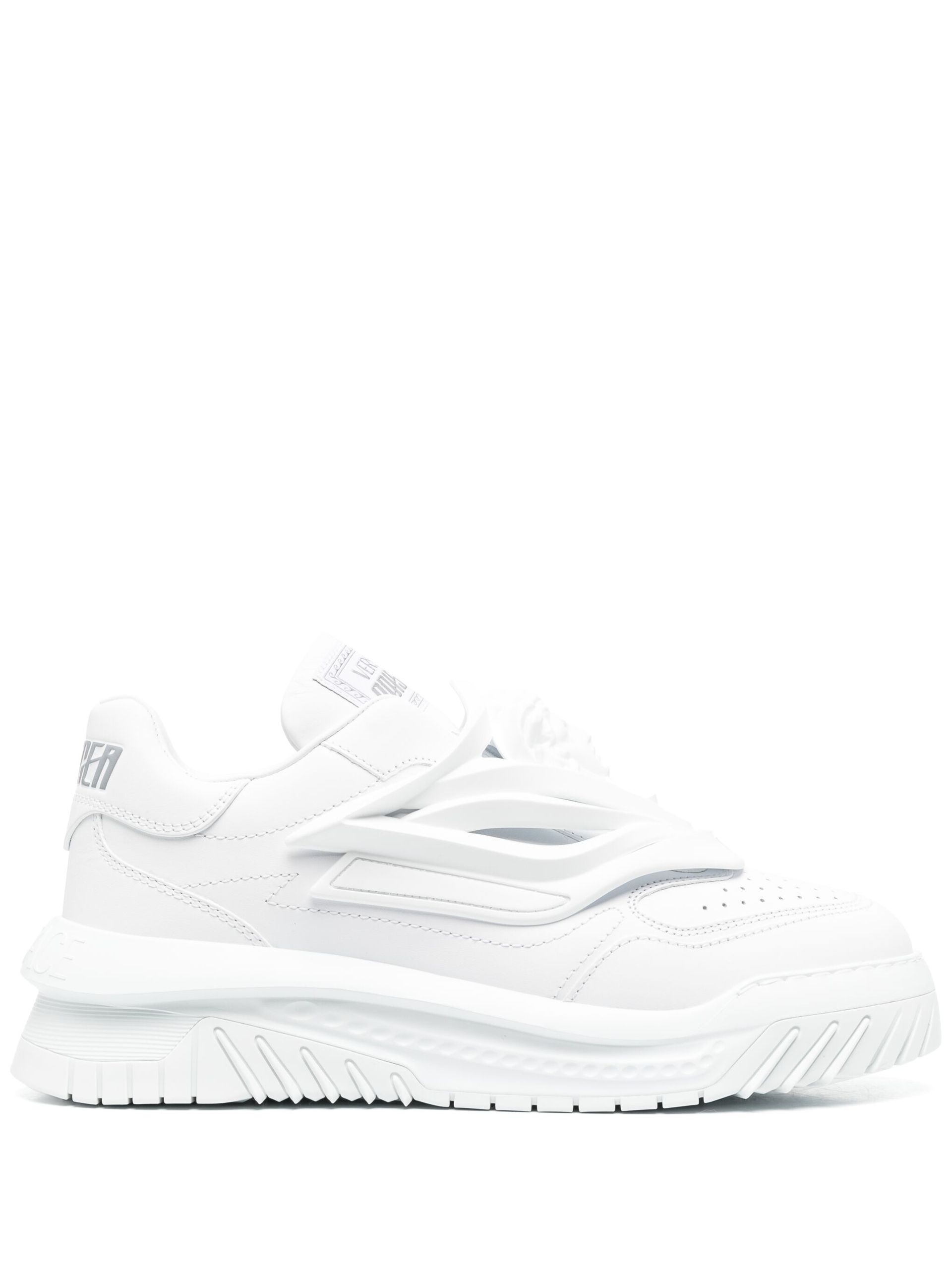 White Odissea Leather Sneakers - 1