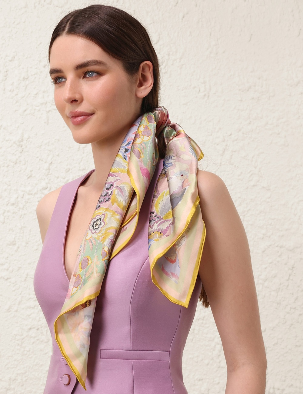 PRINTED SILK SQUARE 70 - 4