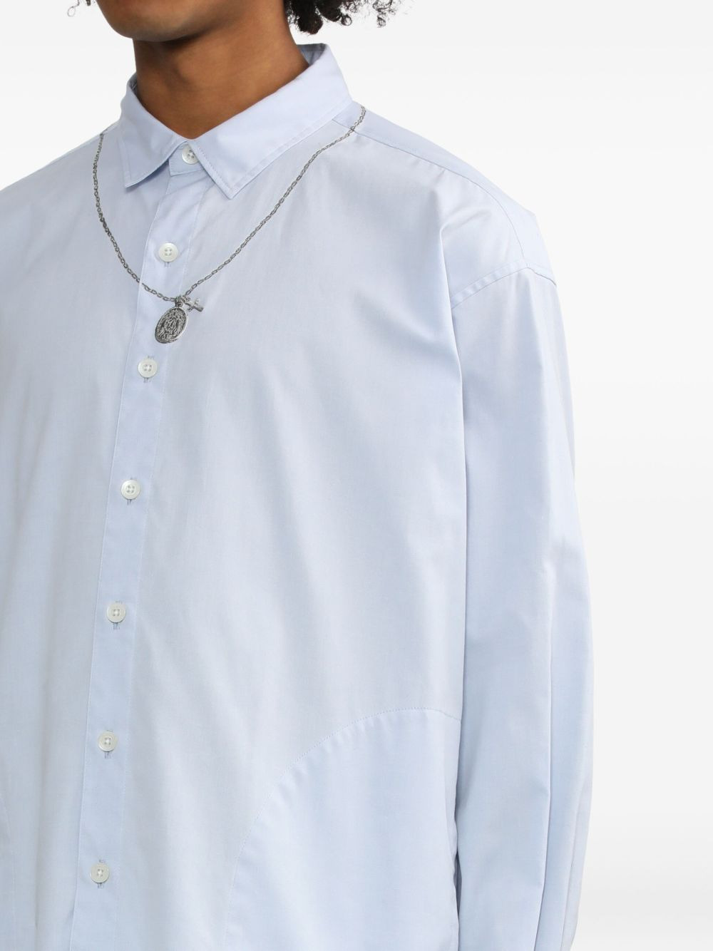 long-sleeve button-down shirt - 5