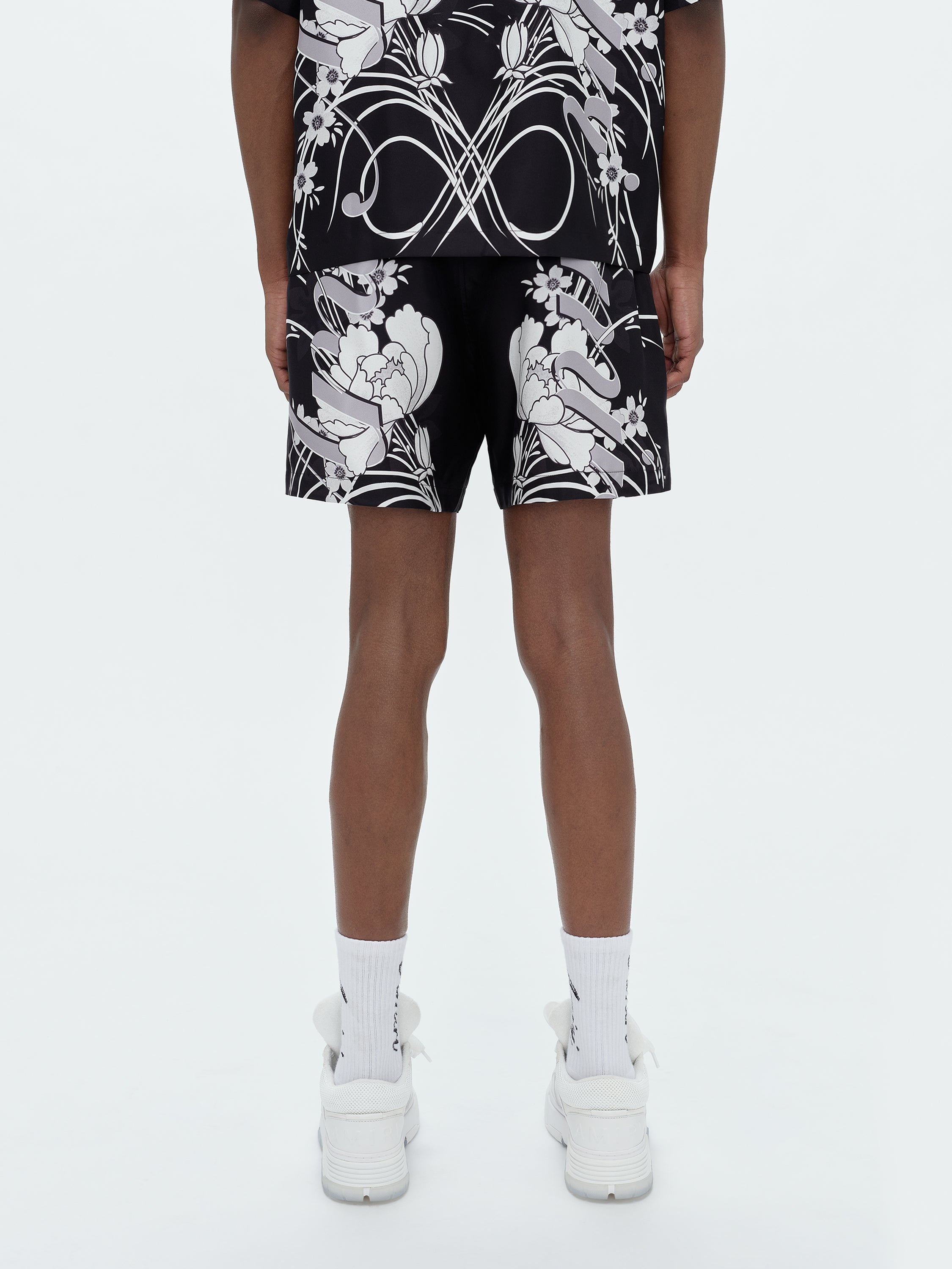 FLORAL DRAWSTRING SHORT - 5