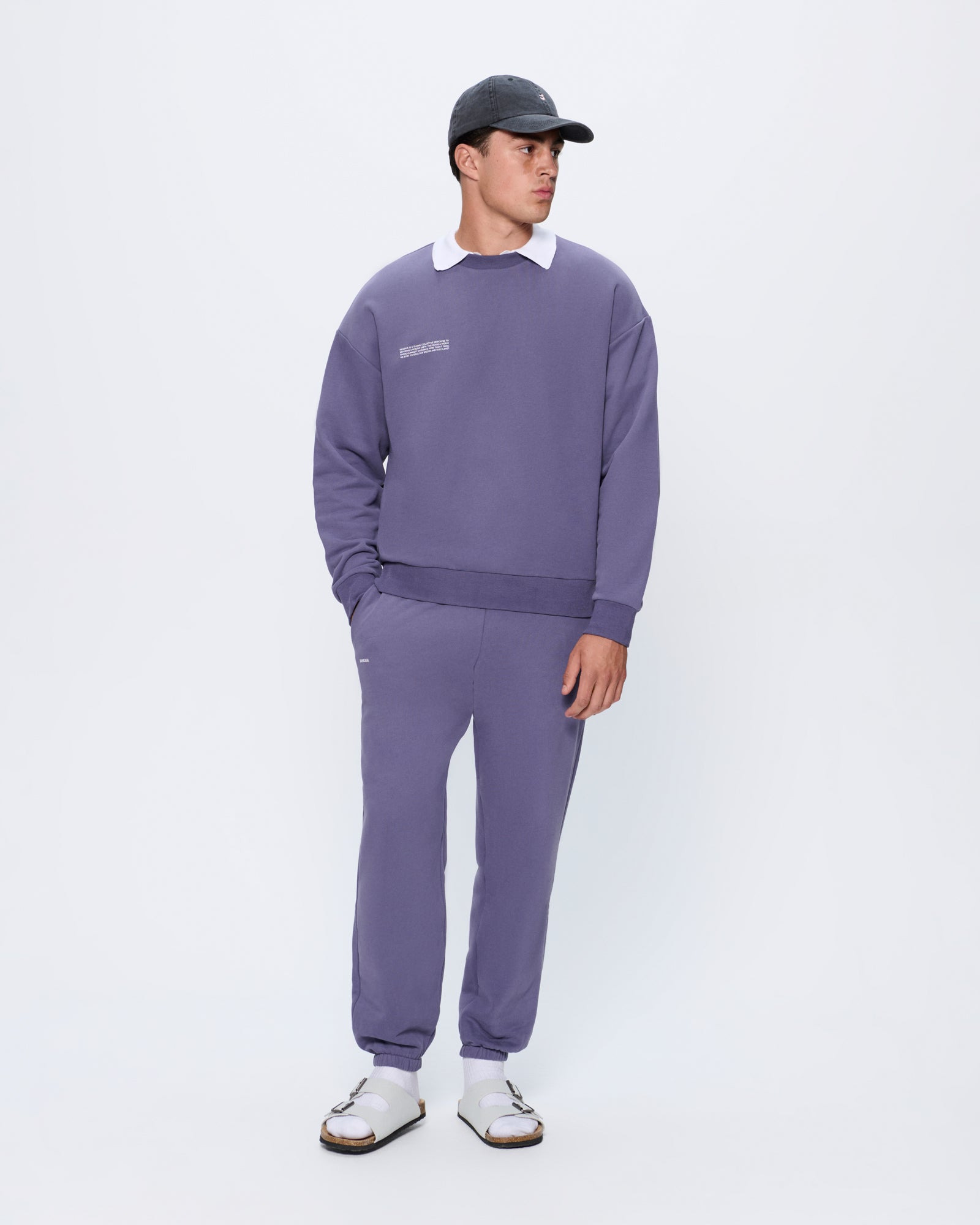 Mens 365 Midweight Sweatshirt - Slate Blue - 3