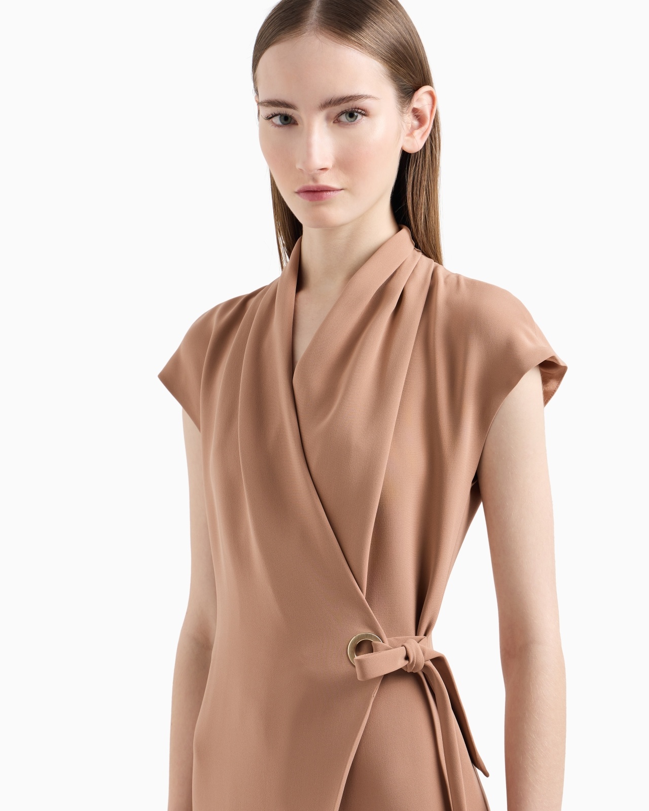 SILK CADY MIDI DRESS - 4