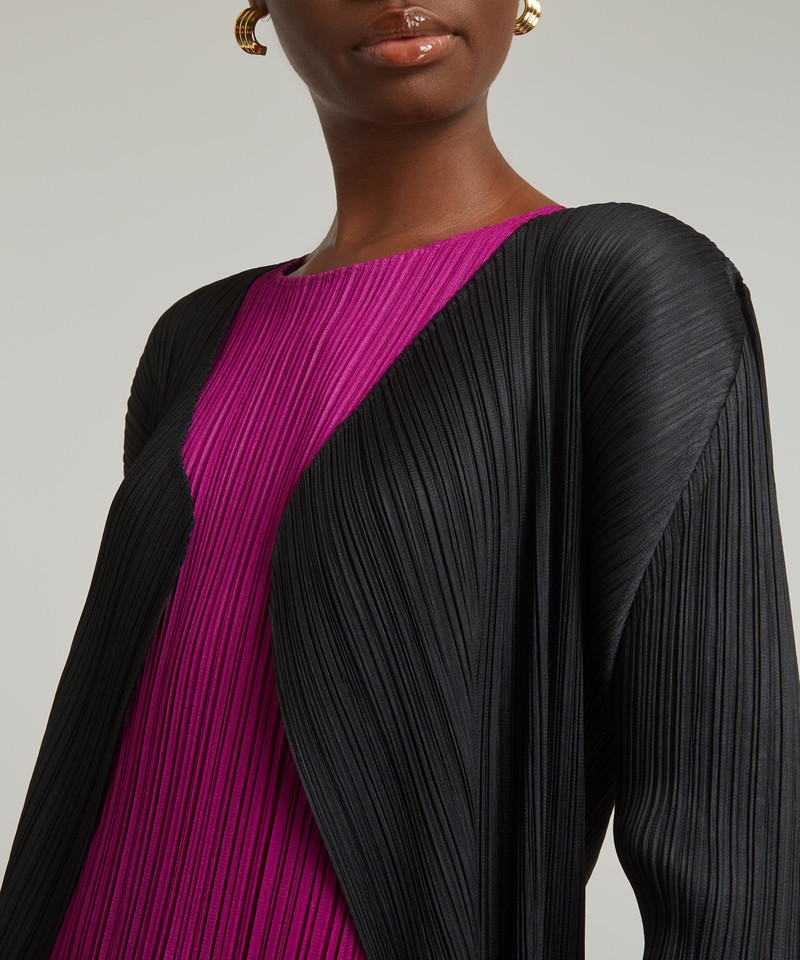 BASICS Pleated Coat 5