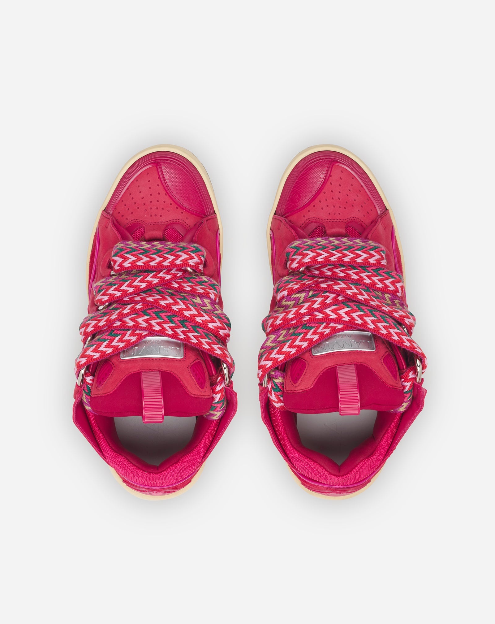 LEATHER CURB SNEAKERS - 4