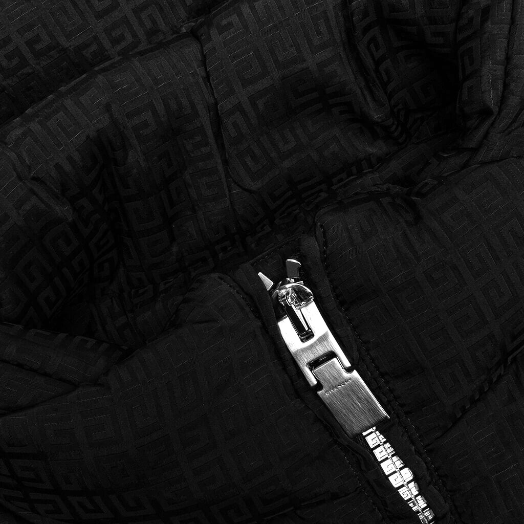 GIVENCHY 4G ZIP MIDWEIGHT DOWN JACKET - BLACK - 3
