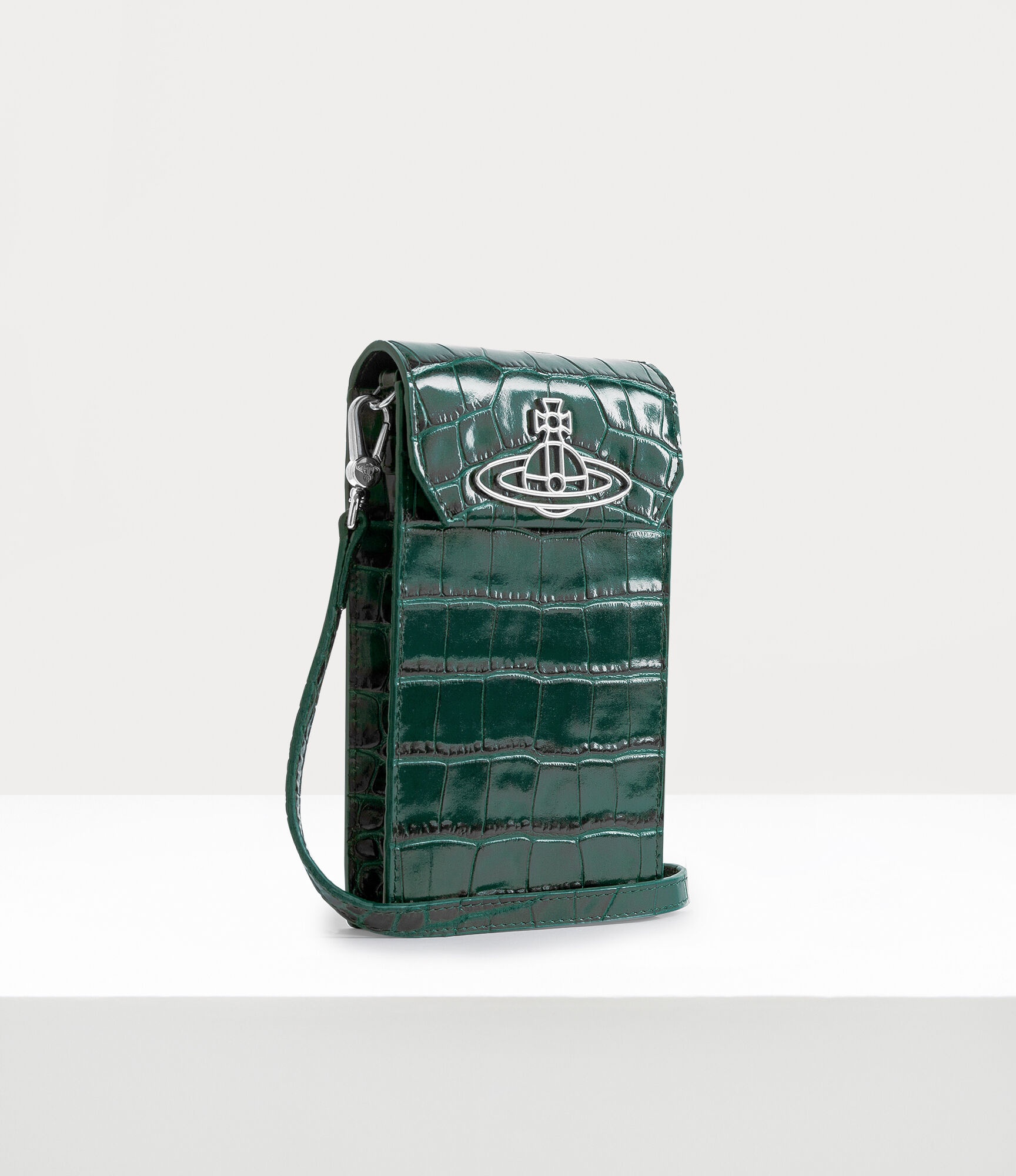 CROCODILE THIN LINE ORB PHONE BAG - 2