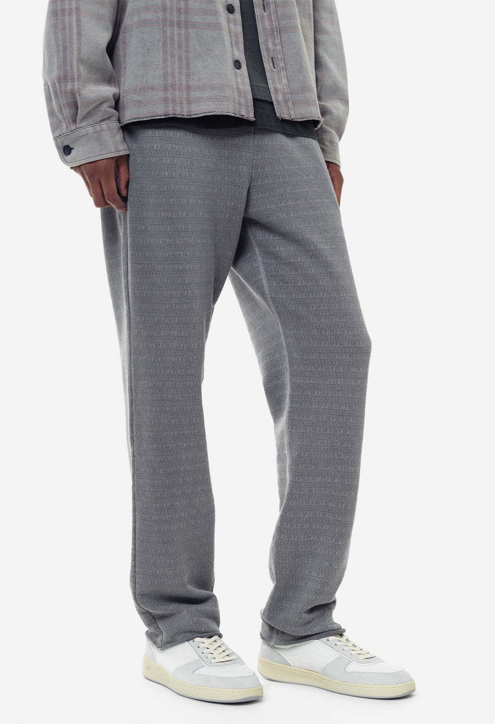 RAW EDGE JACQUARD SWEATS - 6