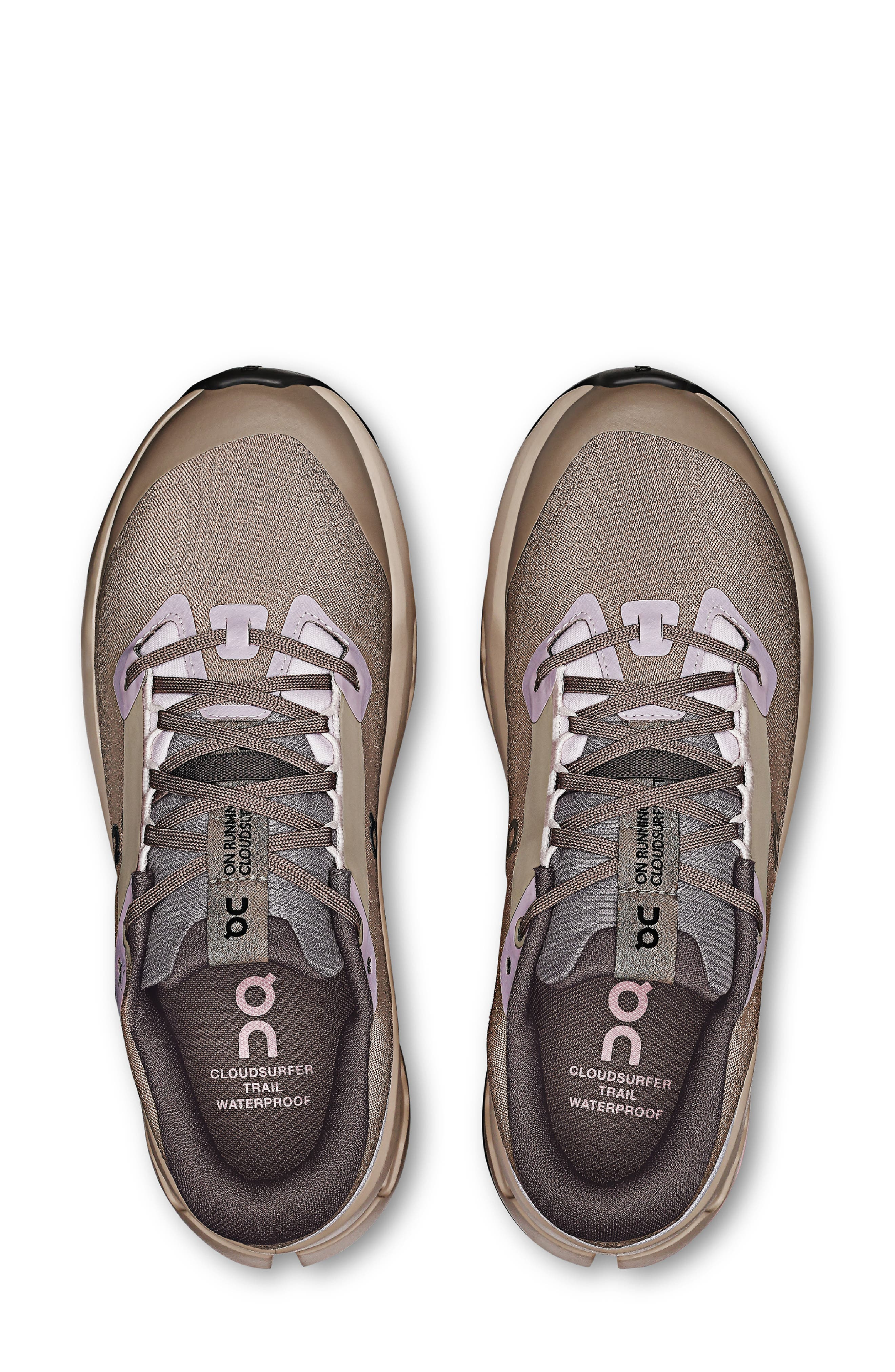 On Cloudsurfer Trail 2 Waterproof Trail Running Shoe in Cinder/Desert at Nordstrom - 3