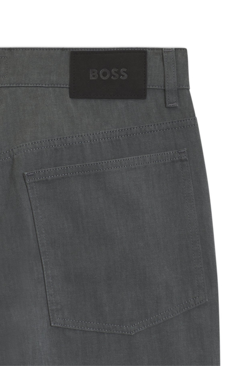 JEANS IN MELANGE COTTON DENIM 6