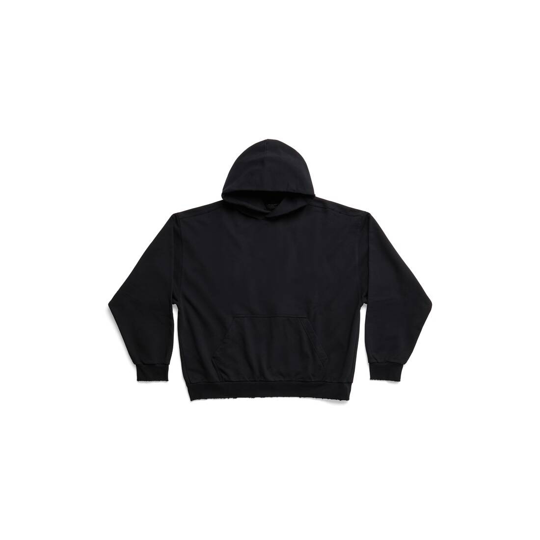 Balenciaga Hoodie Medium Fit in Black Faded - 1