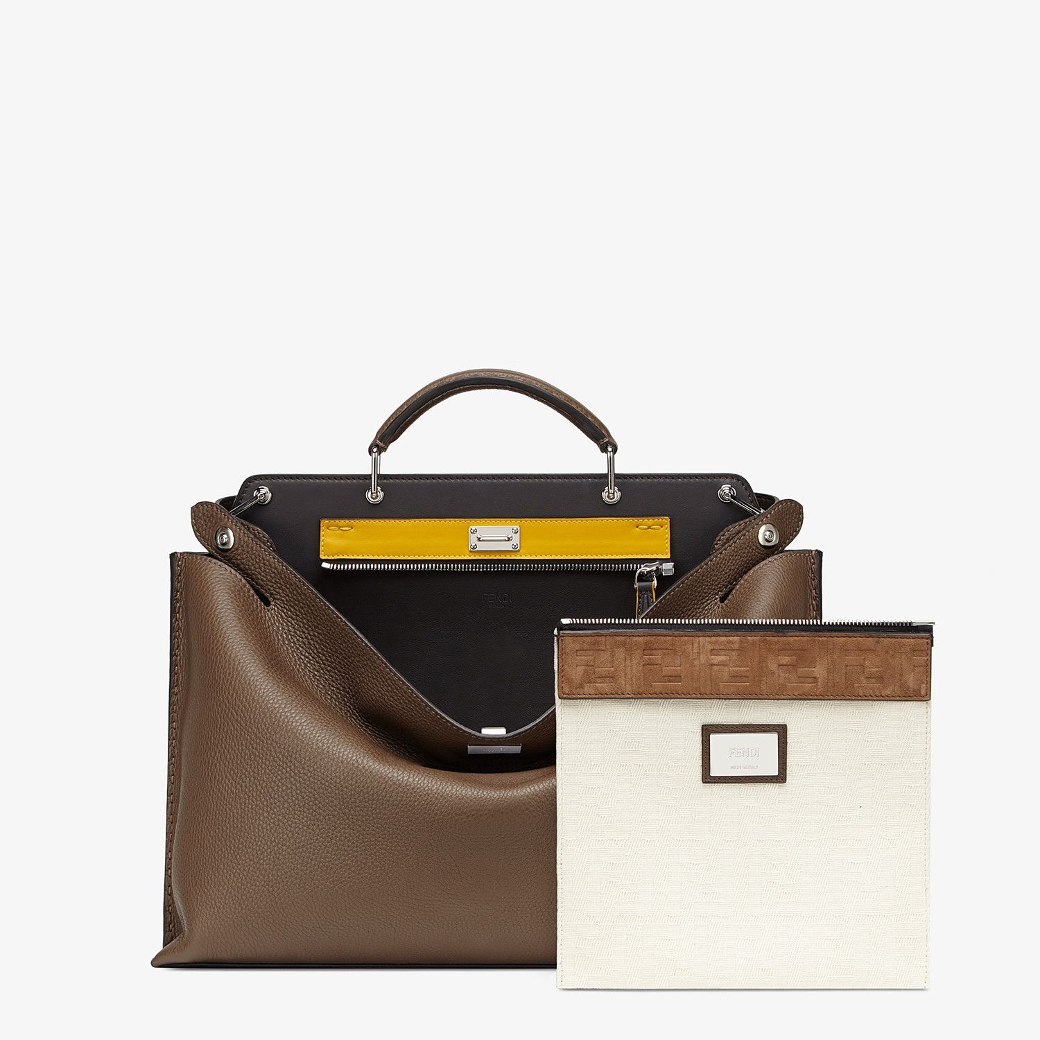  Brown leather bag - 2