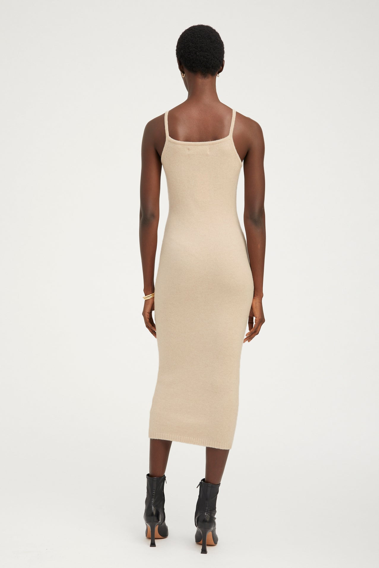 OAT CASHMERE TANK DRESS - 4