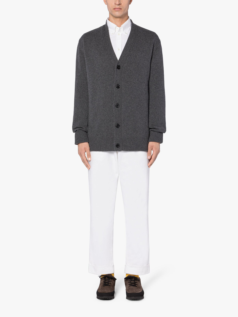 Mackintosh STOCKHOLM GREY MERINO WOOL & CASHMERE CARDIGAN outlook