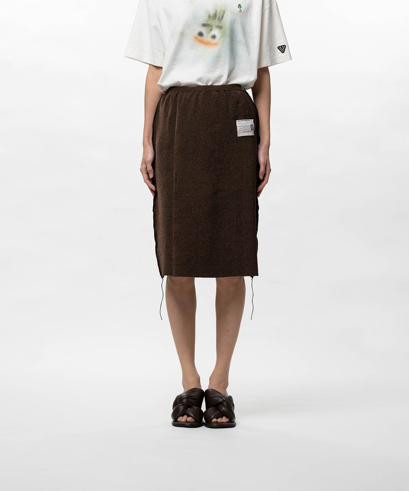 Inside-Out Glitter Knit Skirt 4