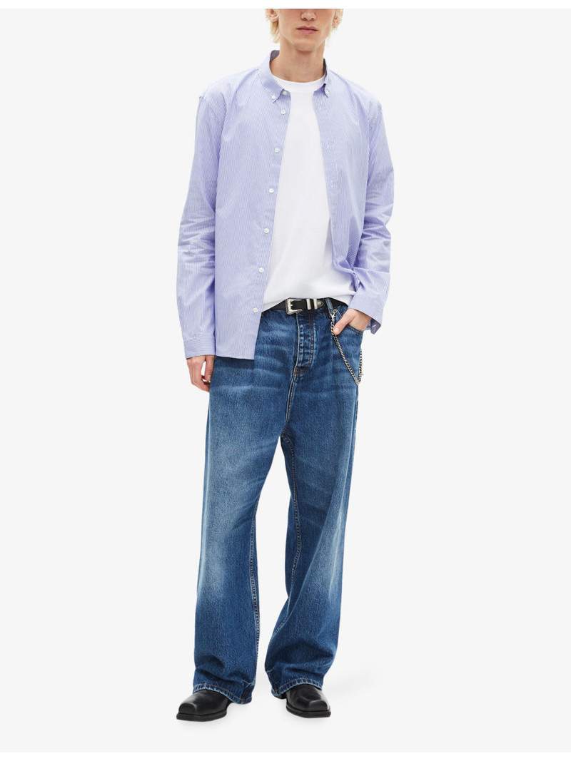 The Kooples Striped Long-Sleeved Cotton Shirt outlook