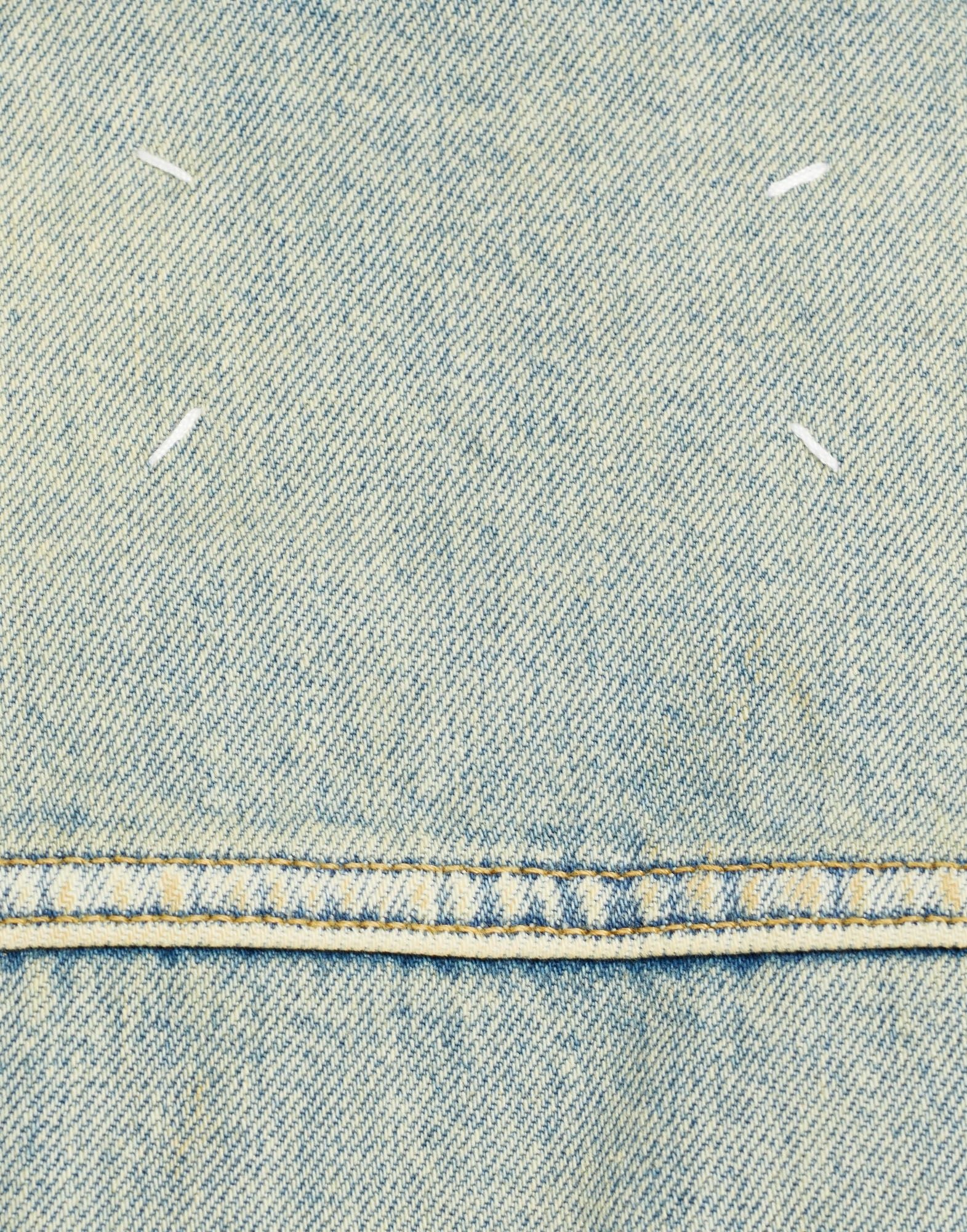 Décortiqué collar denim jacket - 6
