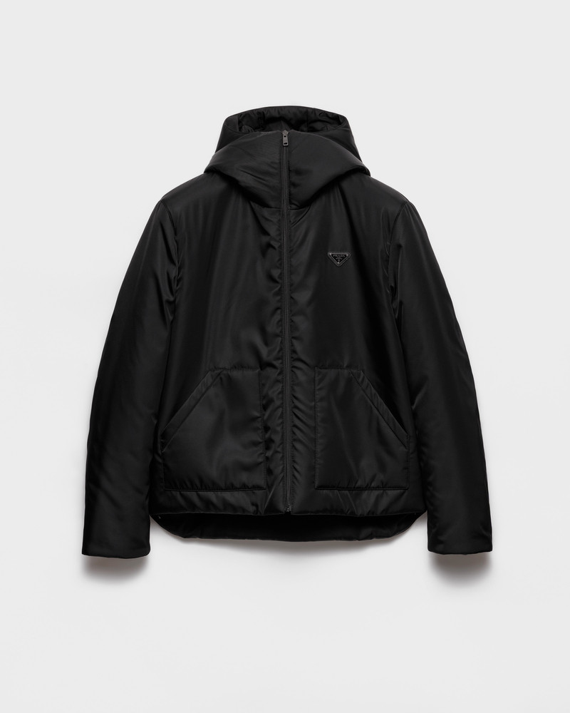 Re-Nylon hooded jacket 1