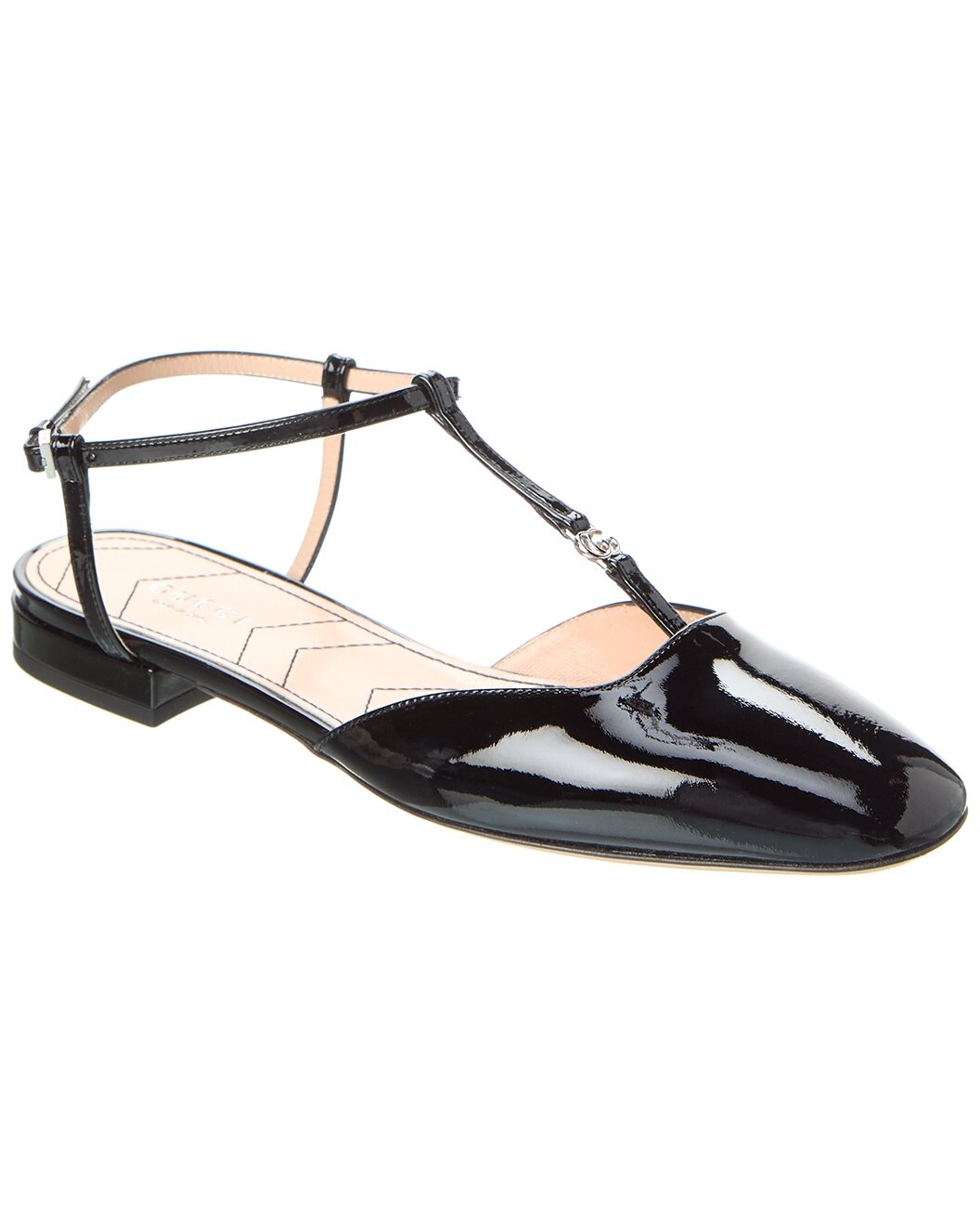 Gucci Double G Patent Ballet Flat - 1