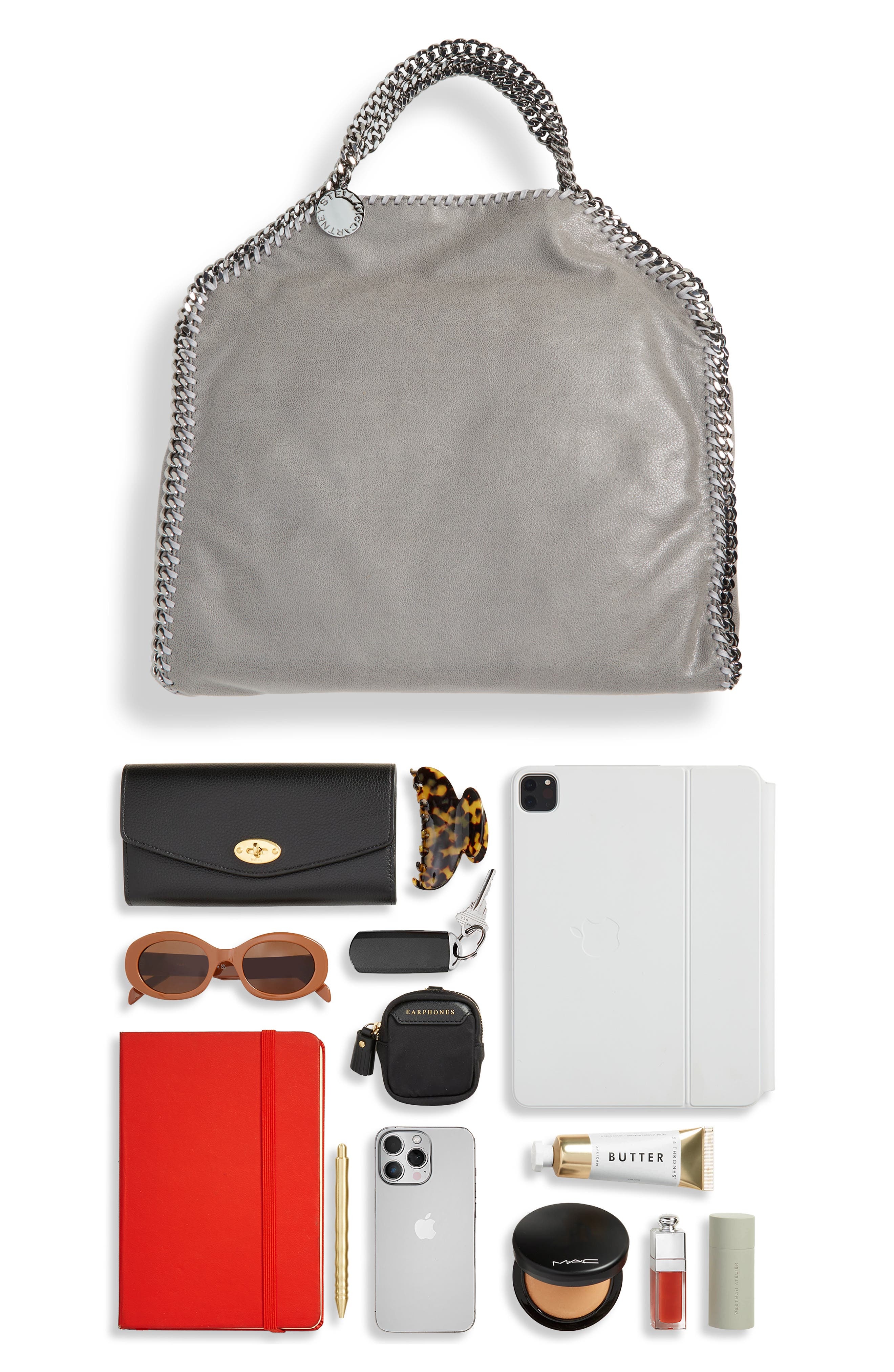 Falabella Shaggy Deer Faux Leather Foldover Tote - 6