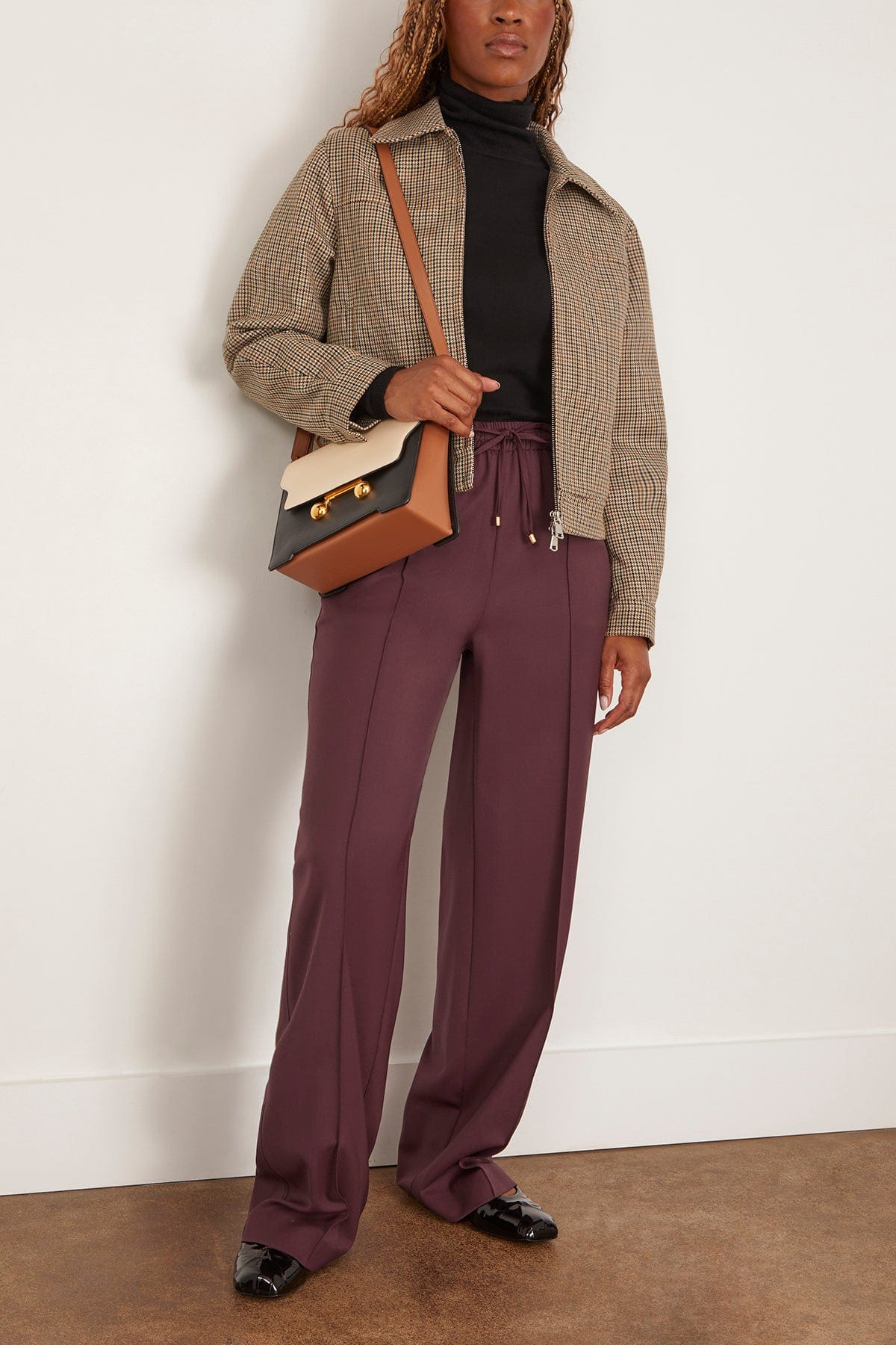 Cliff Pant in Bordeaux - 2