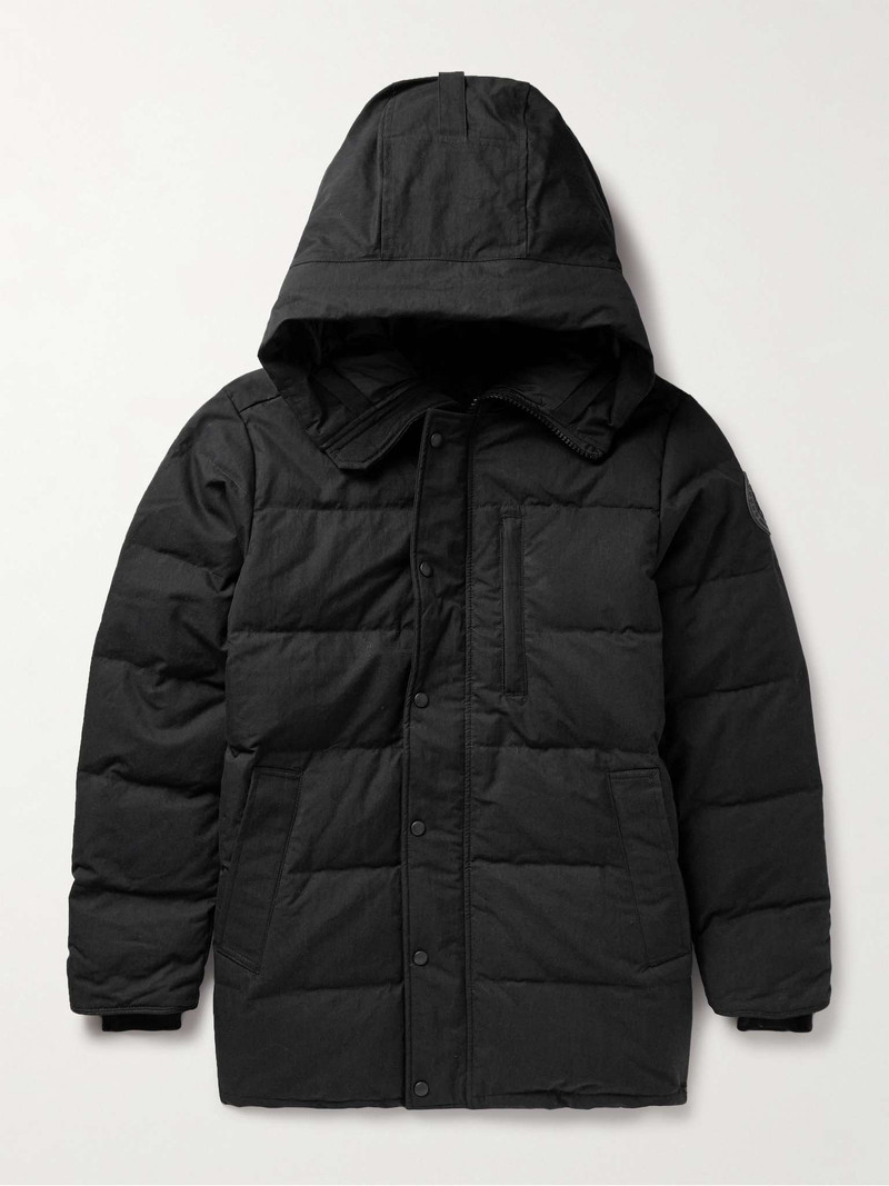 Carson Logo-Appliquéd 퀼트 Arctic Tech® 후드 다운 파나 - 1