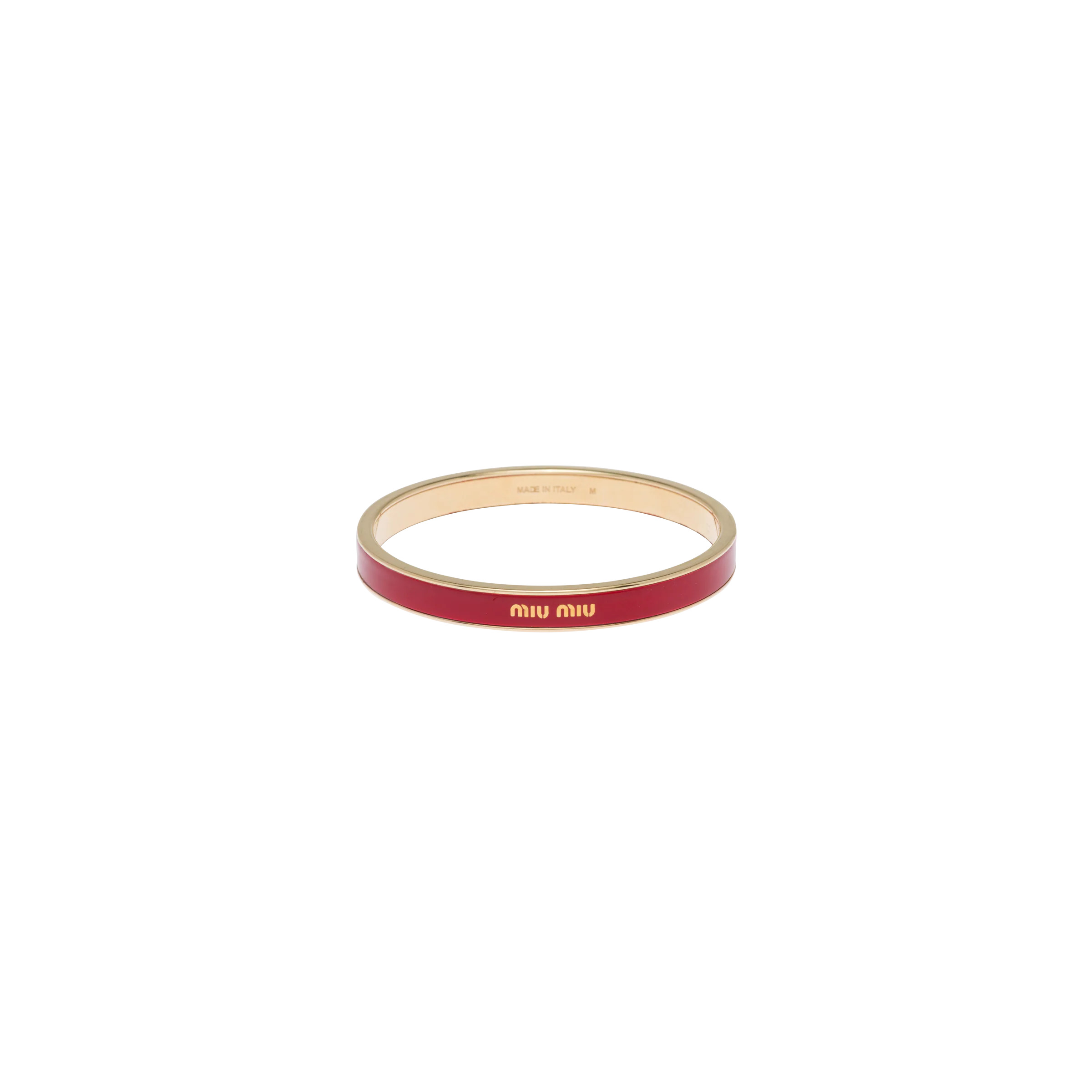 Enameled metal bangle bracelet - 1