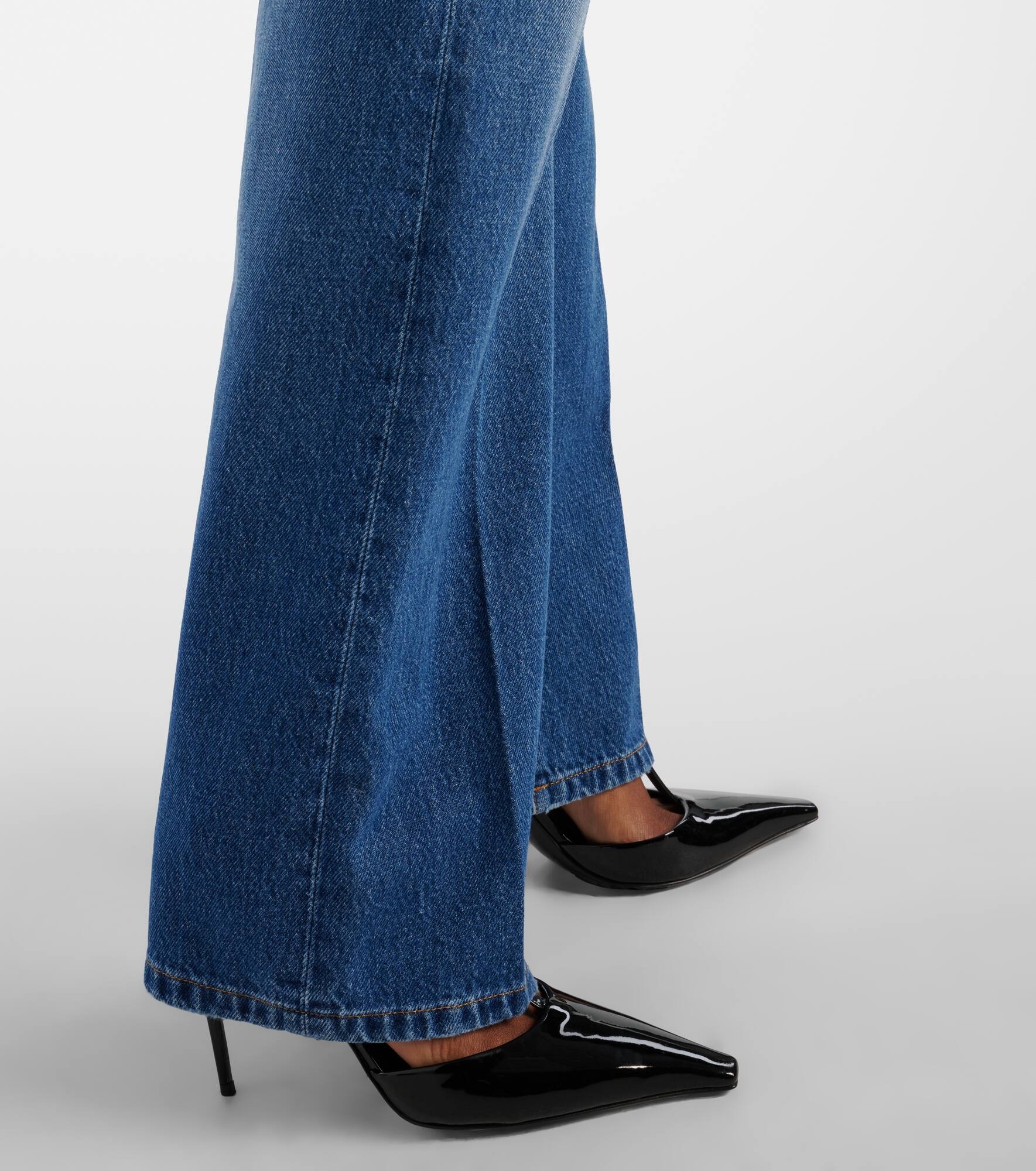 High-rise wide-leg jeans - 5