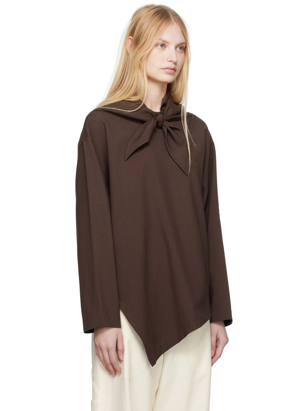 Brown Bute Blouse - 2