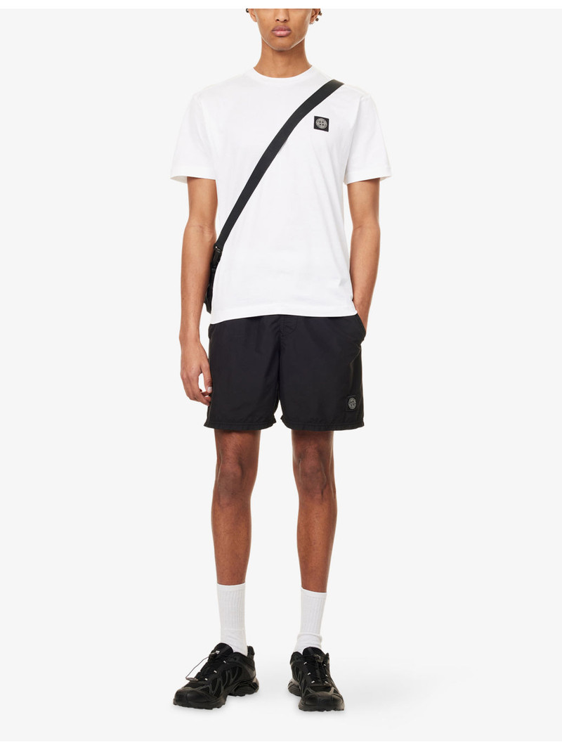 Stone Island Compass-Patch Nylon Swim Shorts outlook