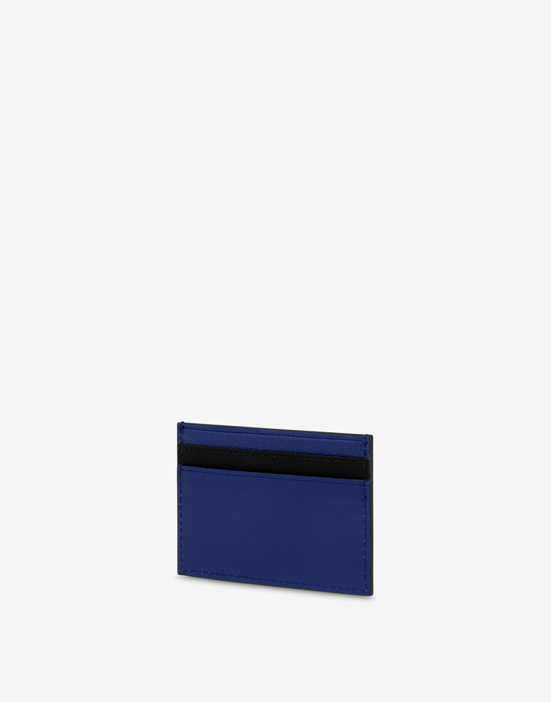 Moschino RUBBER LOGO CALFSKIN CARD HOLDER outlook