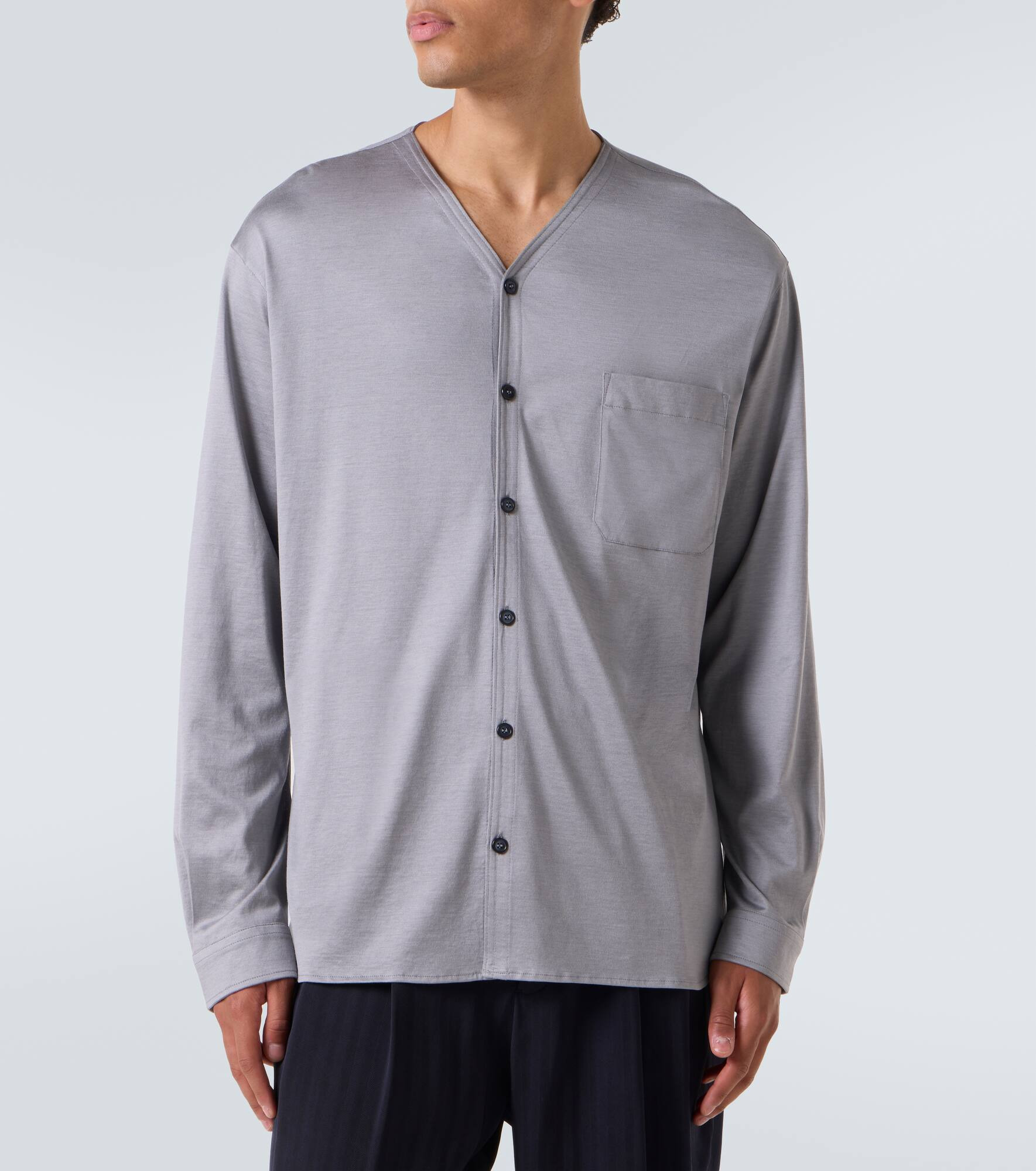 Silk and cotton shirt - 3