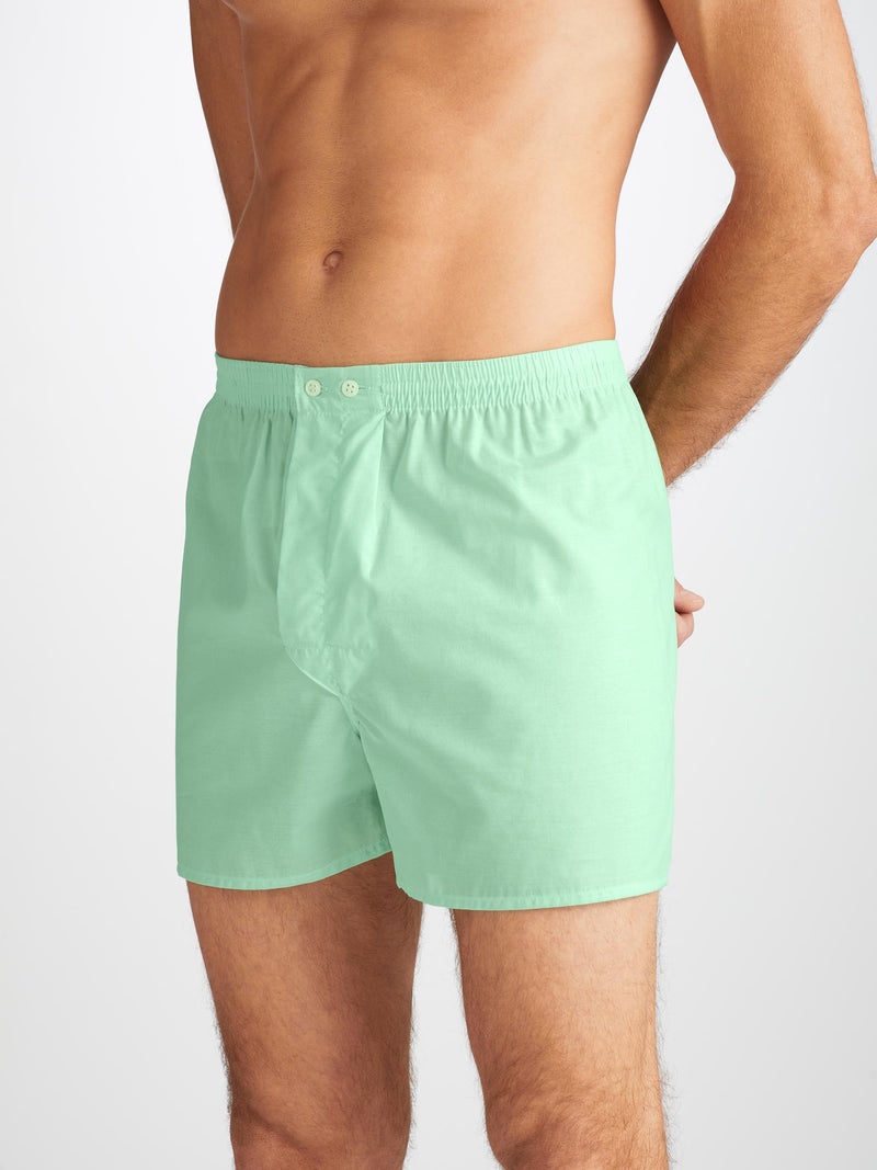 Men's Classic Fit Boxers Amalfi Cotton Batiste Mint - 5