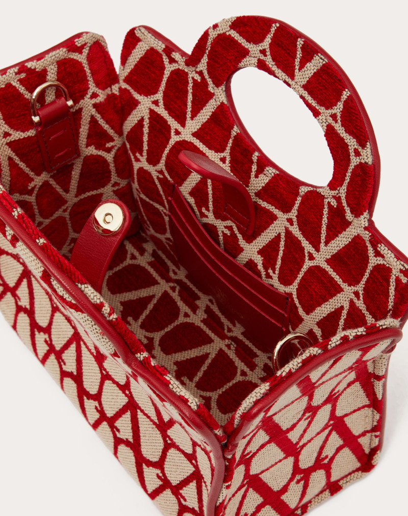 LE TROISIÈME MINI SHOPPING BAG IN TOILE ICONOGRAPHE 6