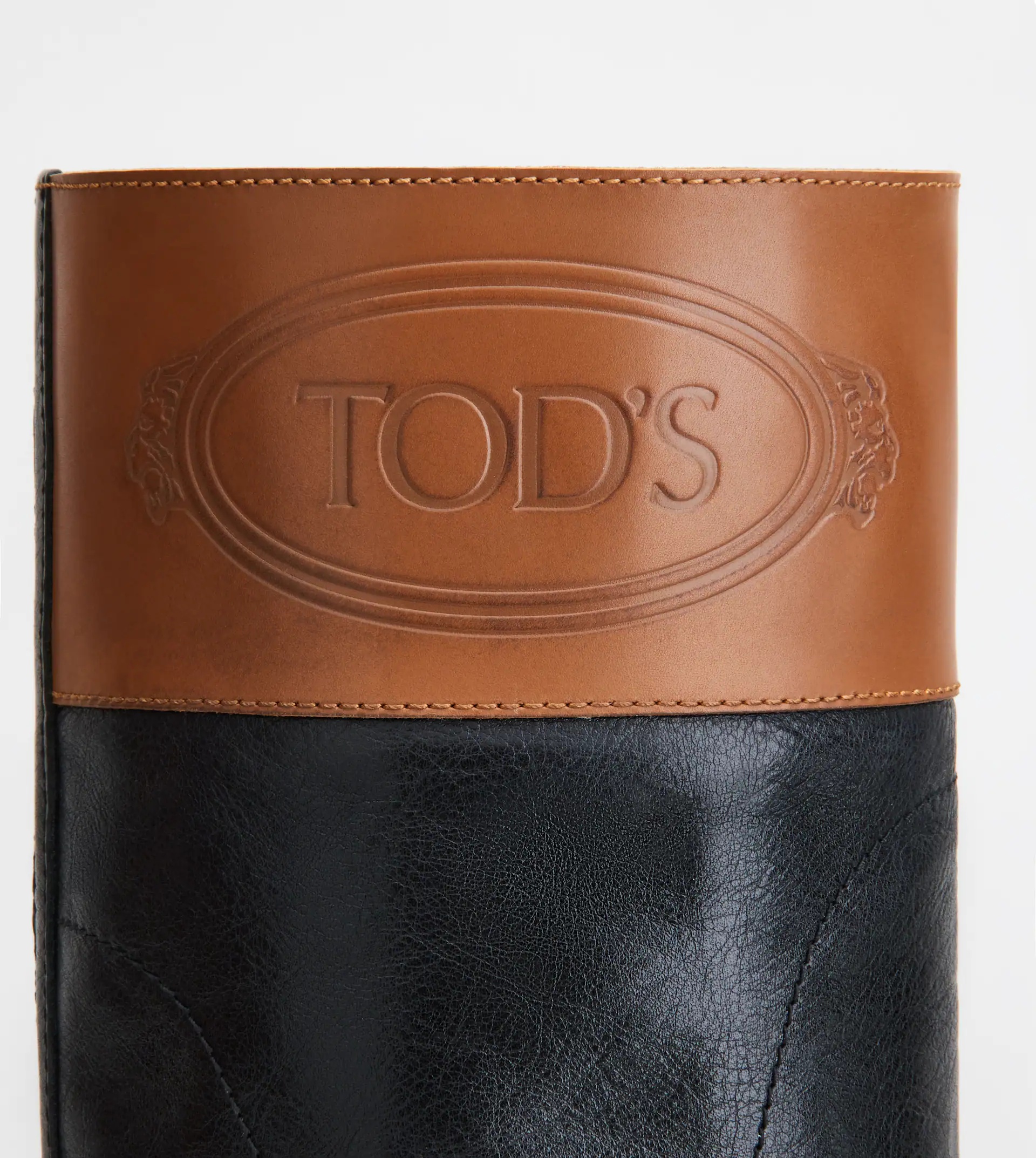 BOOTS IN LEATHER - BLACK - 6