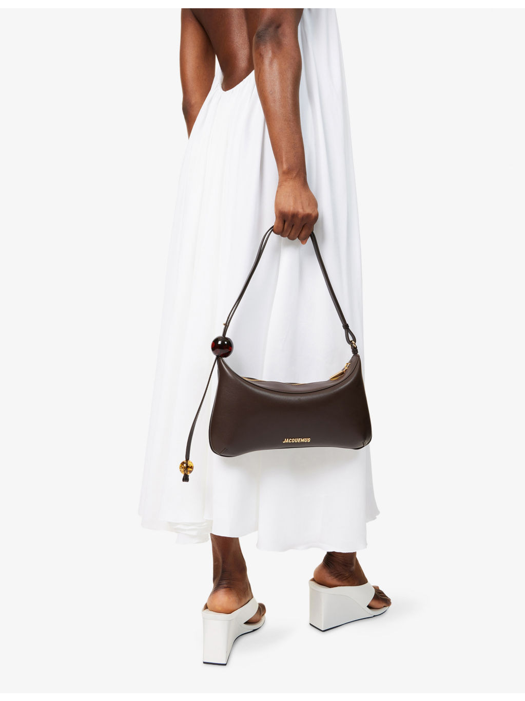 Le Bisou Perle Large Leather Shoulder Bag - 2