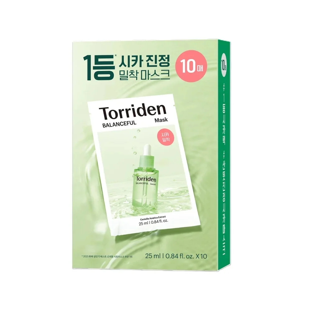 Torriden Balanceful Cica Mask Sheet 0.85 fl. oz.(25ml) x 10ea - 1