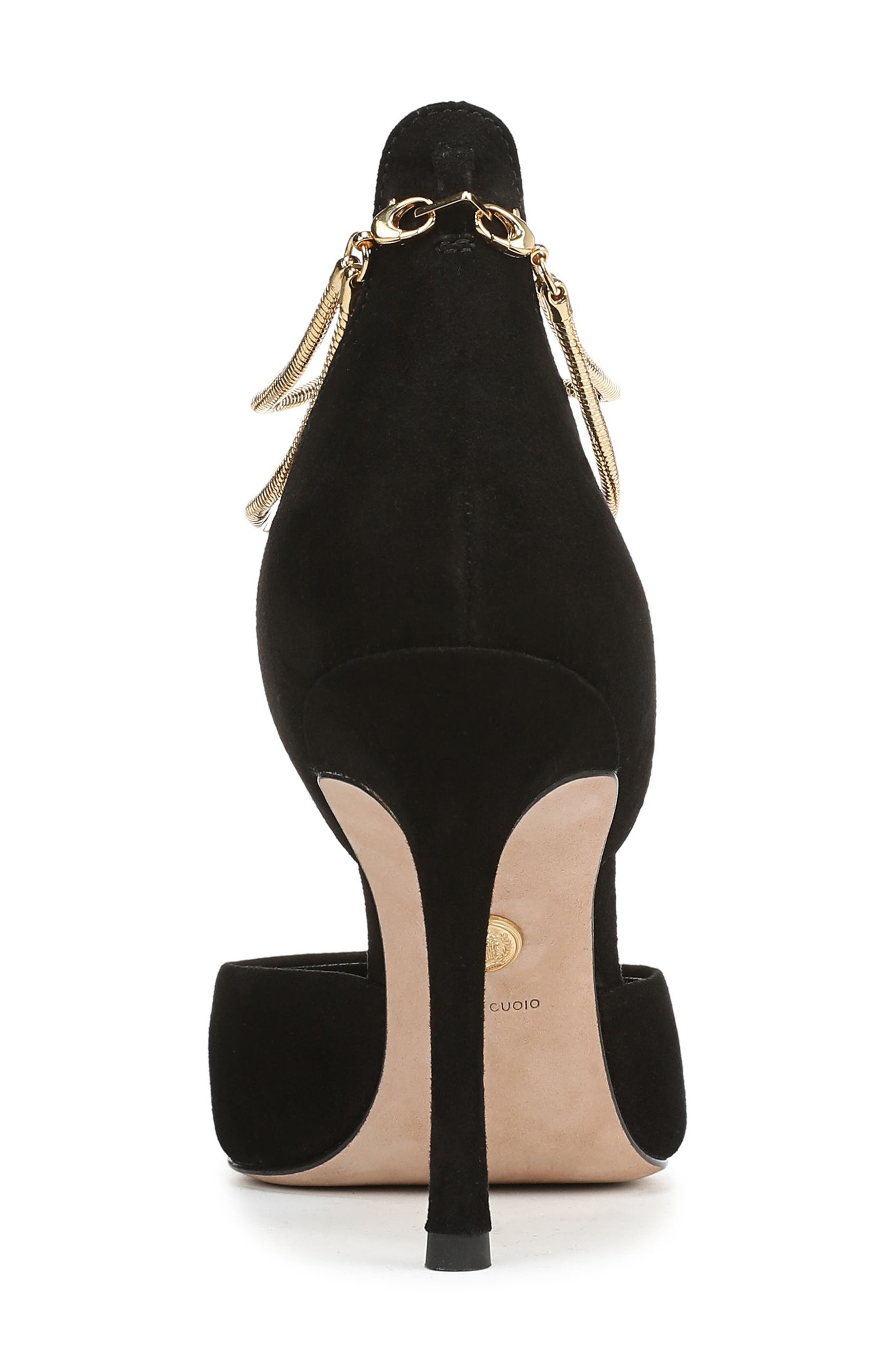 Veronica Beard Leandra Ankle Strap Pump in Black at Nordstrom - 7