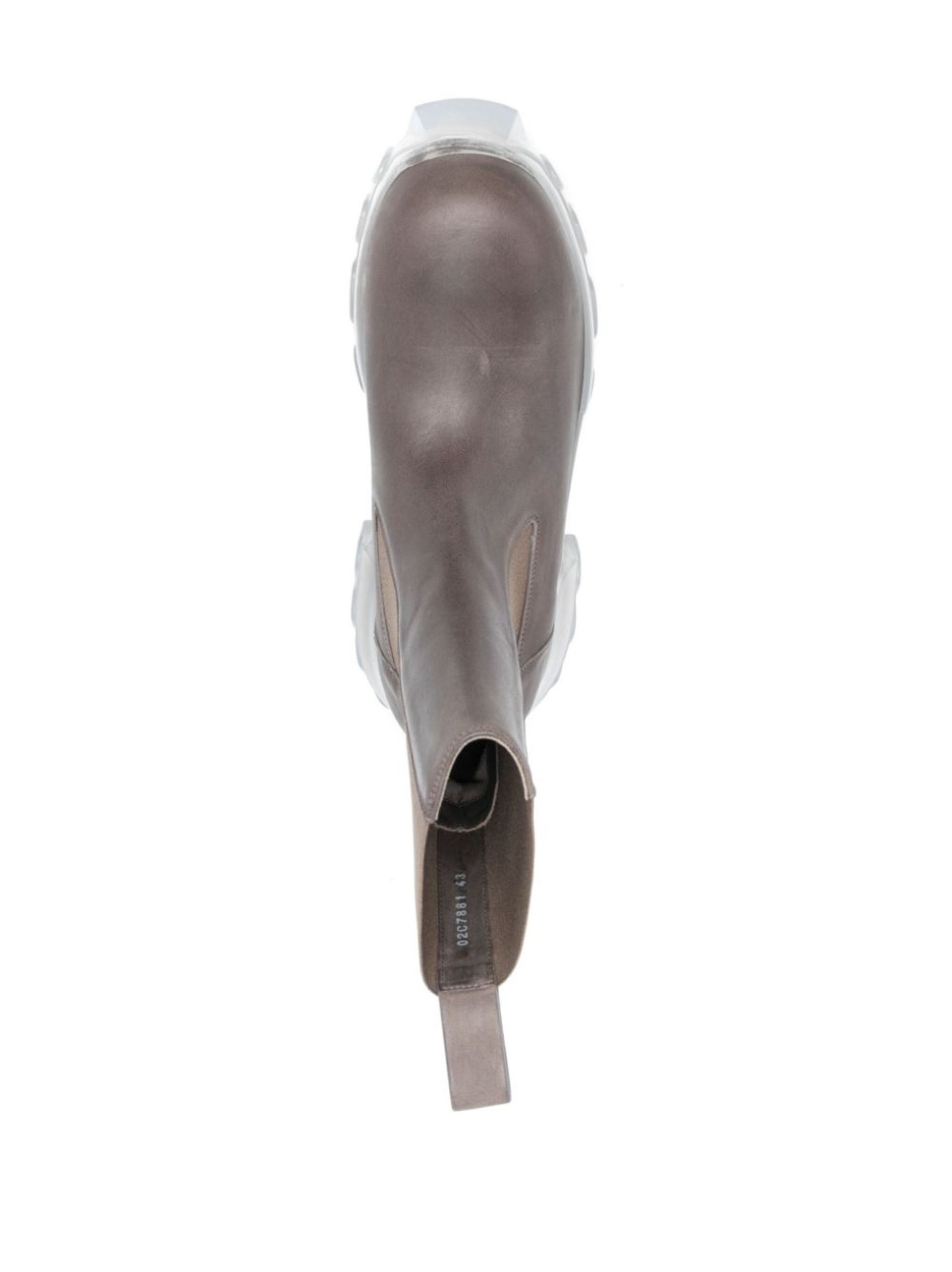brown Beatle Bozo leather ankle boots - 4