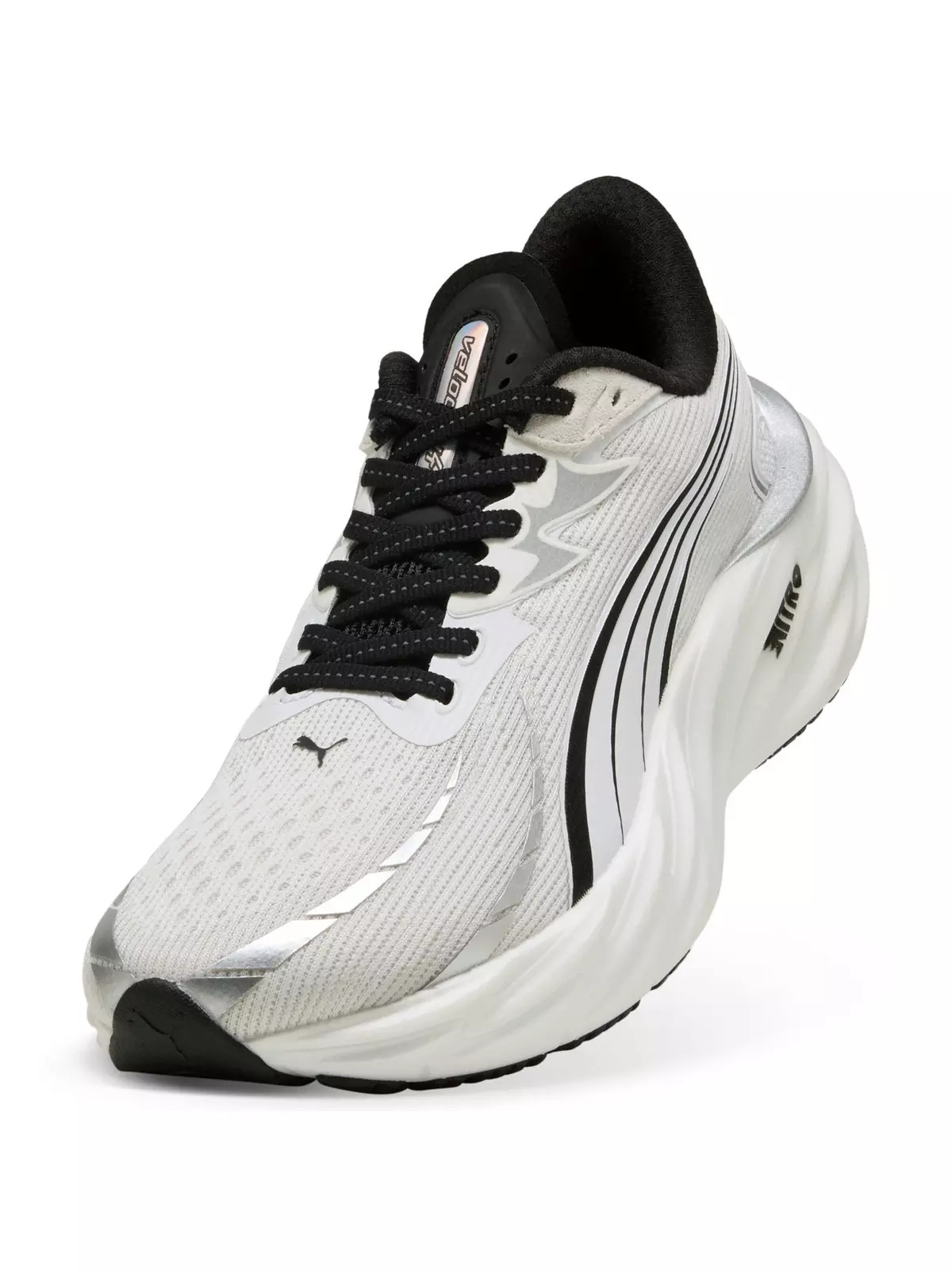 PUMA Velocity NITRO 4 "PUMA White/PUMA Black" Women's Running Shoe - 5