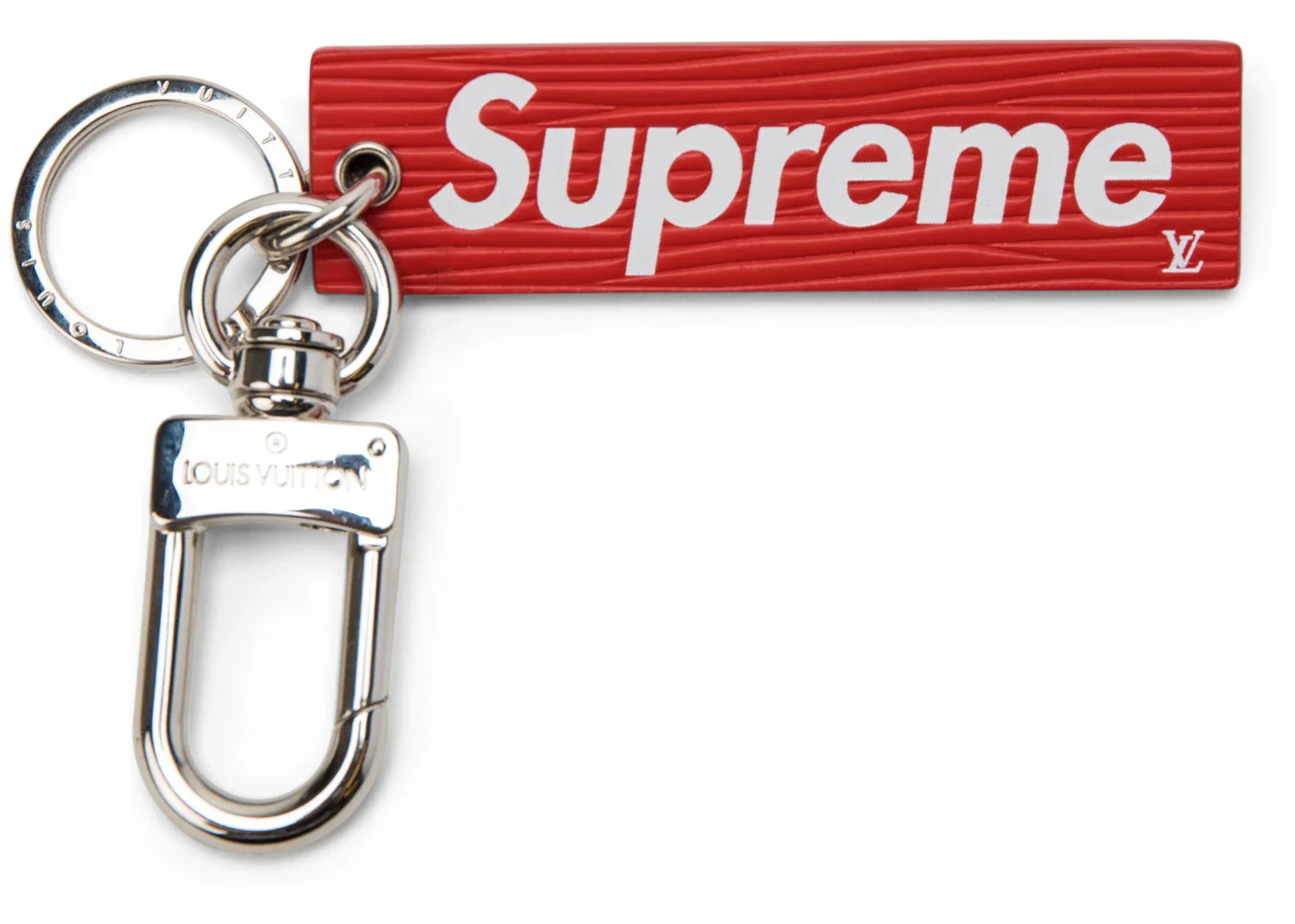 Louis Vuitton x Supreme Epi Keychain Red - 1