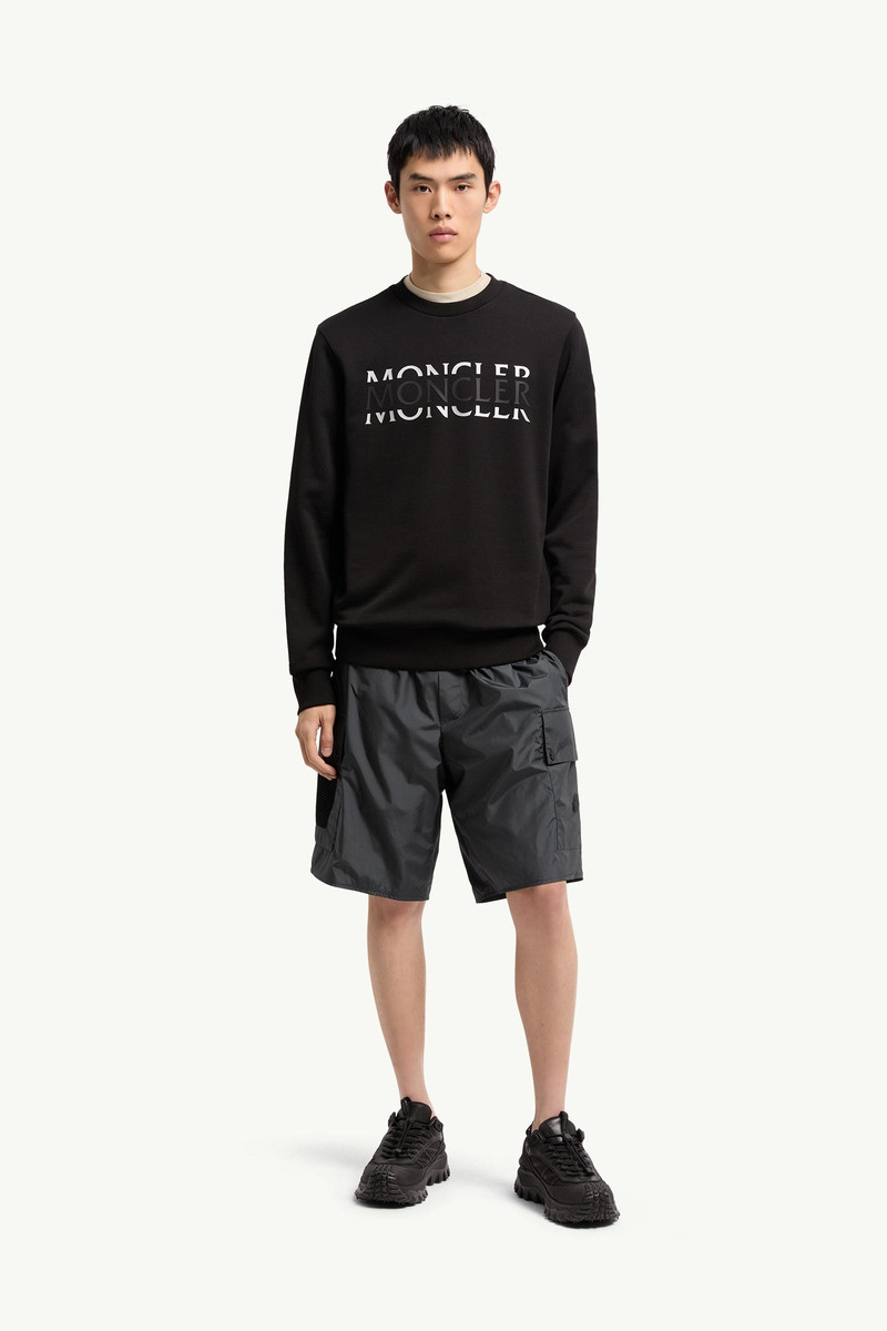 Moncler Logo Cotton Jersey Long Sleeve T-Shirt outlook